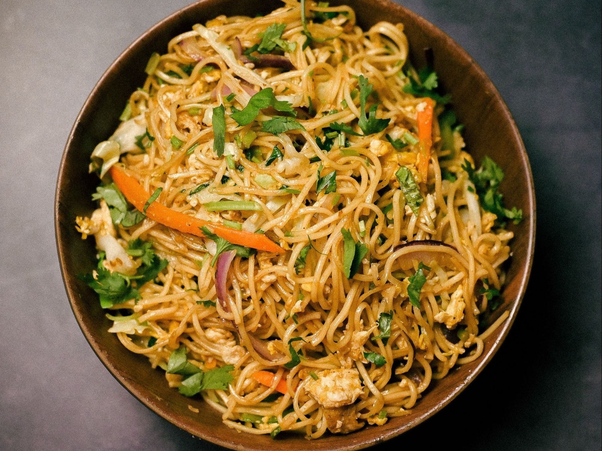 Wok Tossed Hakka Noodles