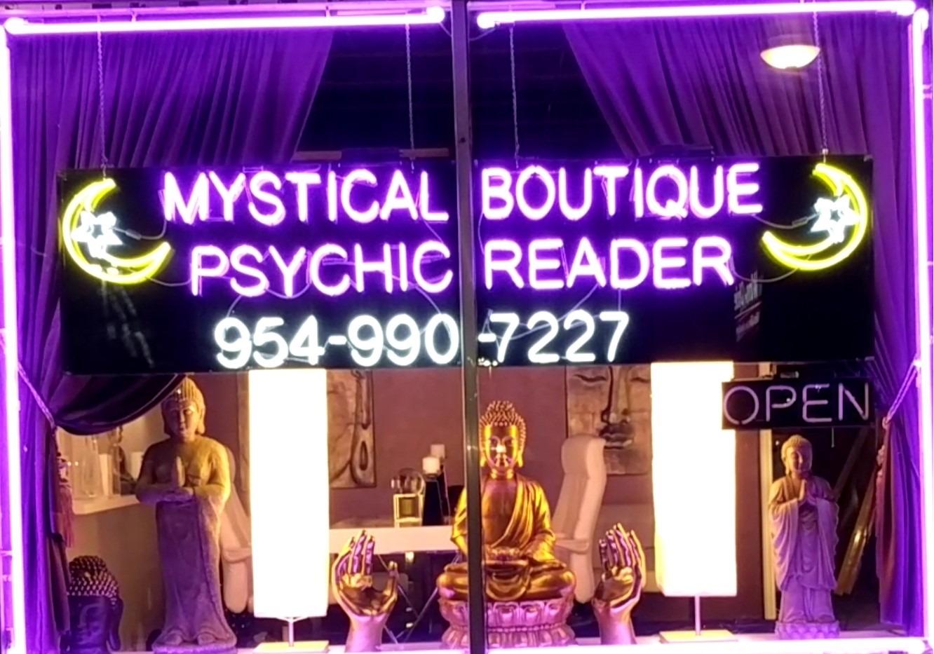 Mystical Boutique Psychic &amp; Tarot Reader Logo