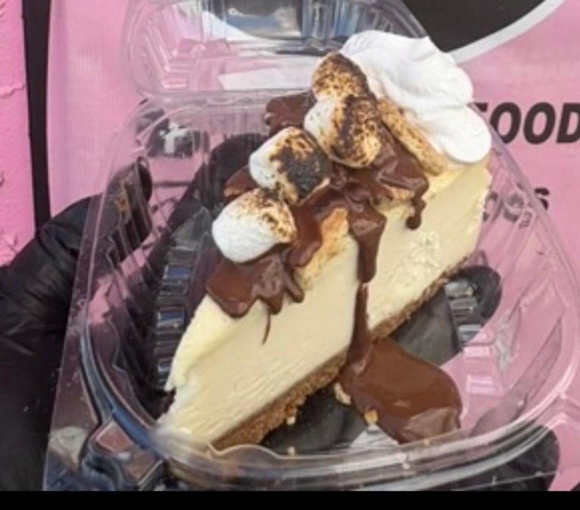 S'mores Cheesecake Slice