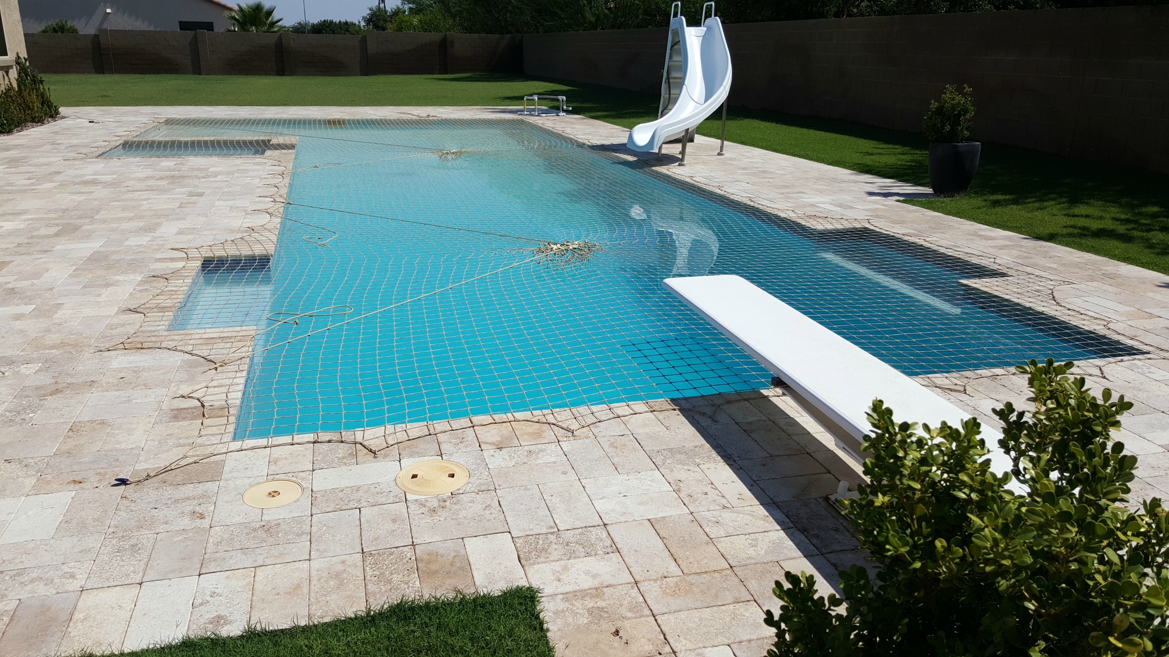 Swimming pools are fun but also bring danger. Katchakid pool safety nets can help keep your kids and pets safe.