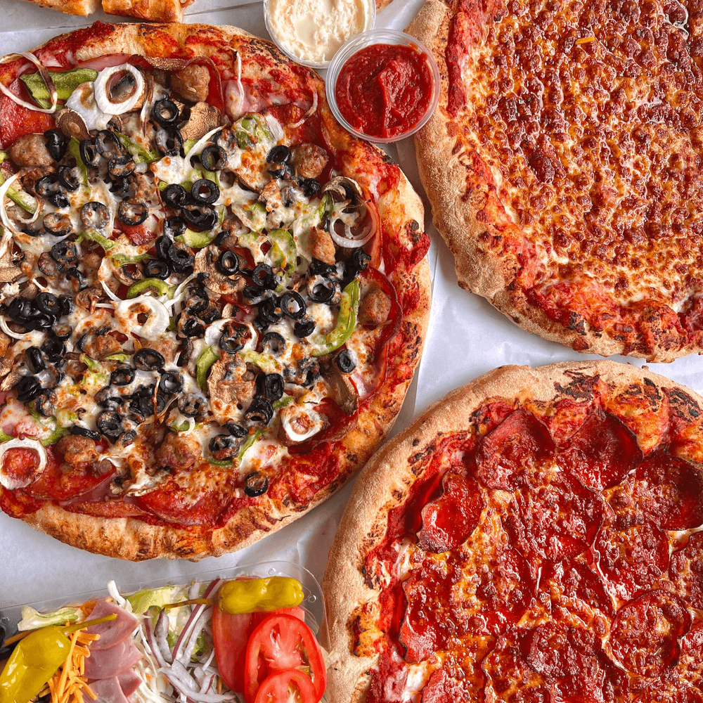 45.99 Medium Specialty and Large Two Topping