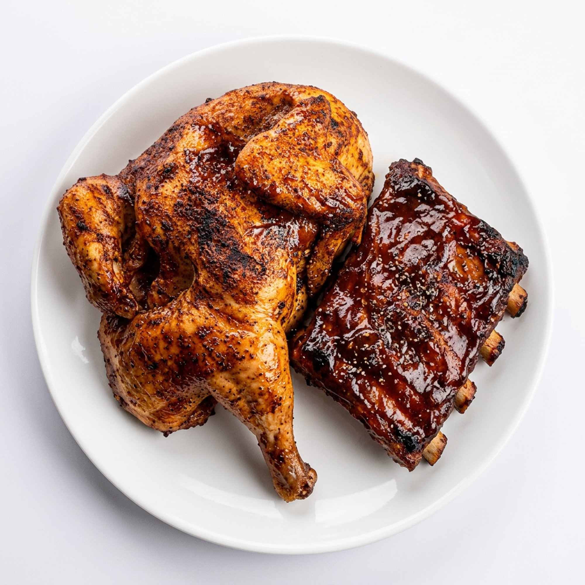 Chicken & Ribs Combination