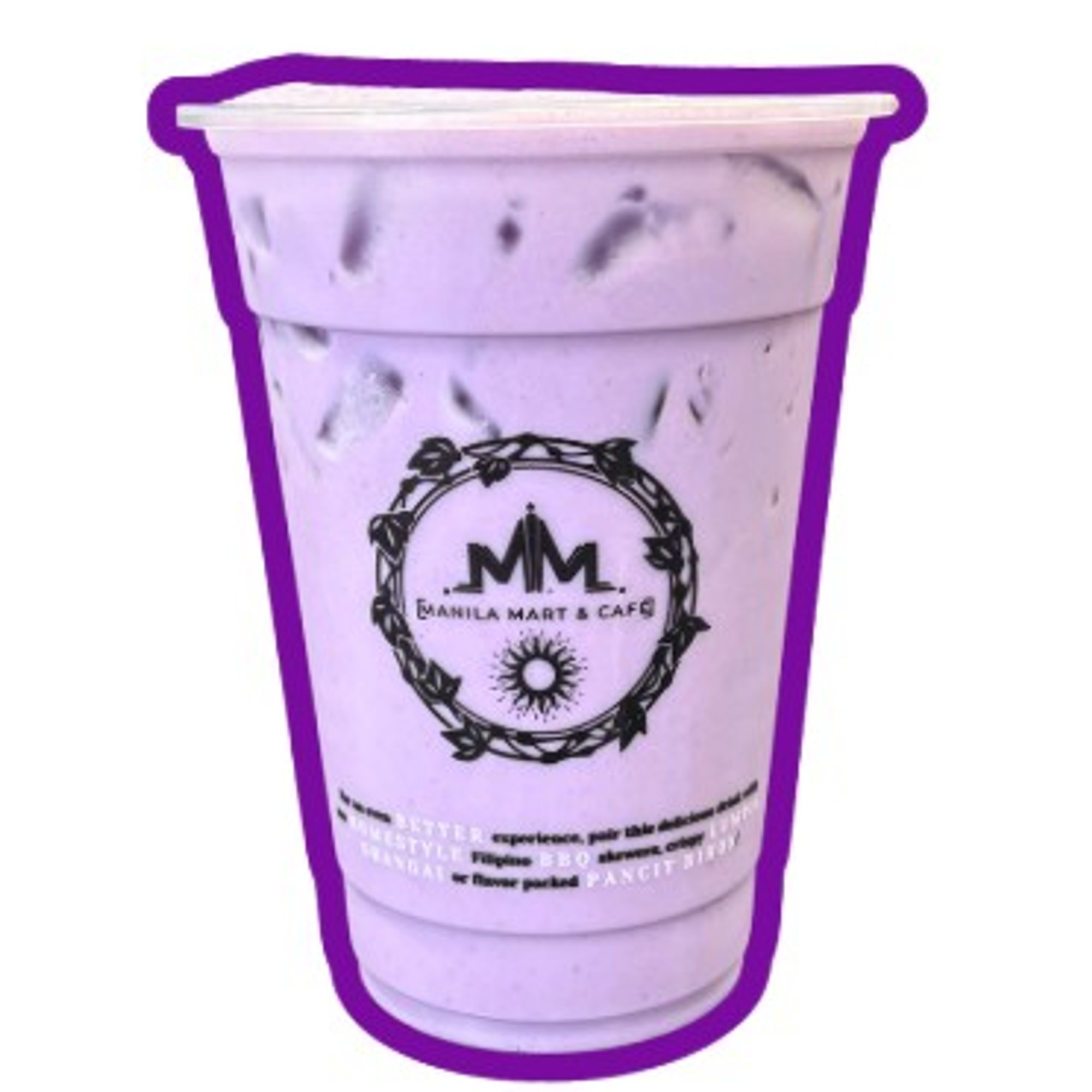 Ube Horchata Milk Tea