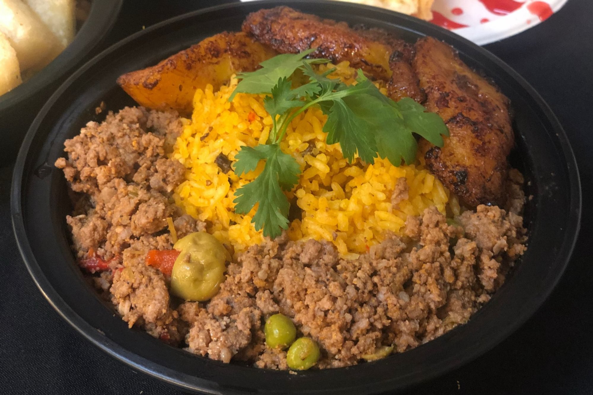 Fiesta Bowl Picadillo - Savory Ground beef with veggies Lunch