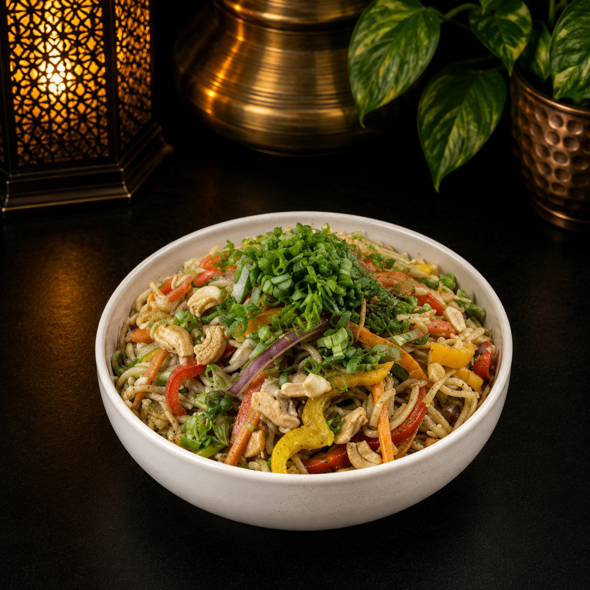 Gongura Veg Noodles (Sorrel Leaf Veg Noodles)