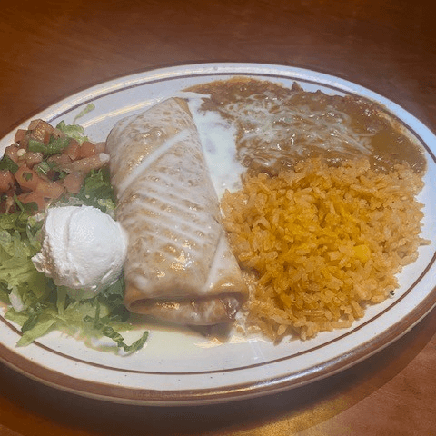 Lunch Chimichanga