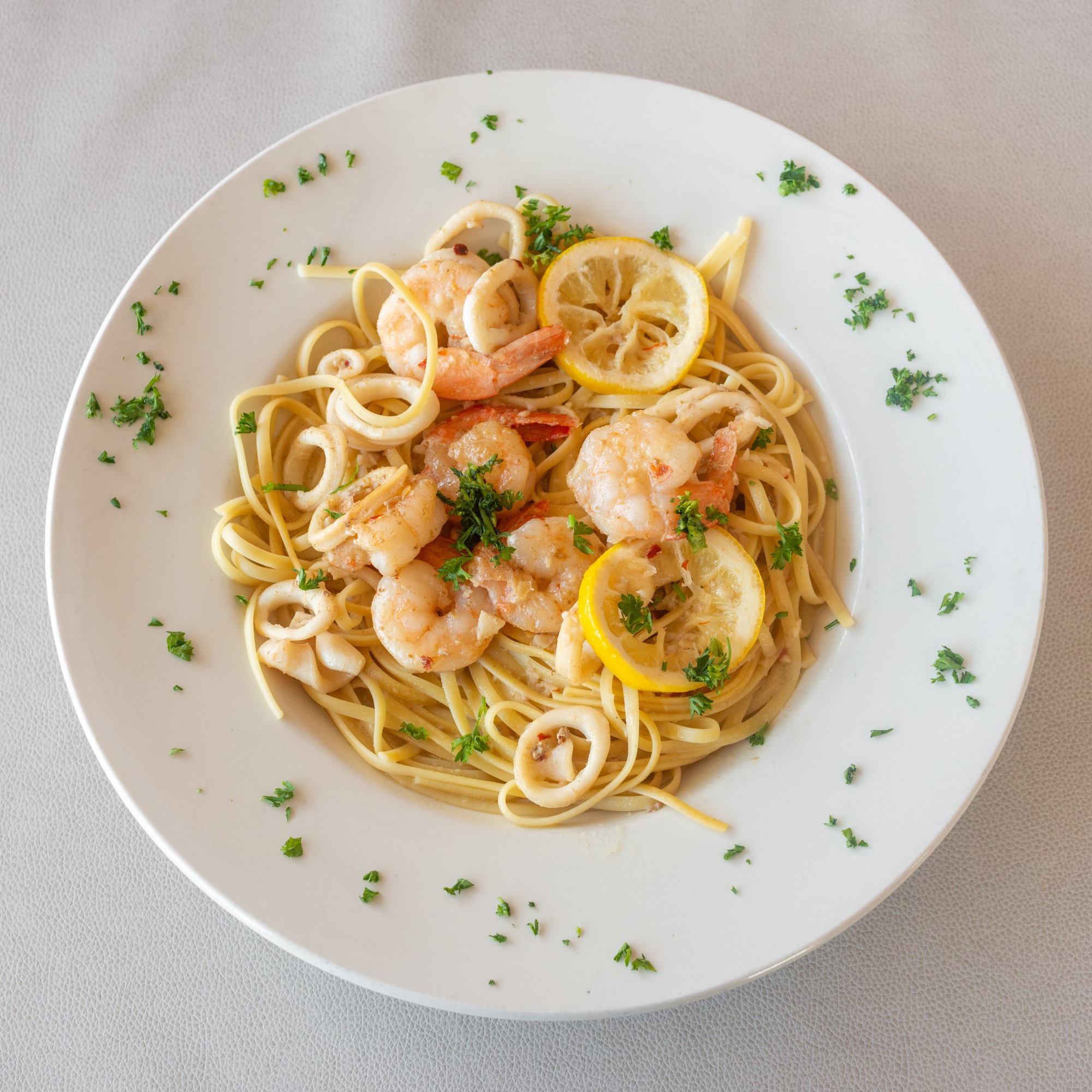 Seafood Scampi