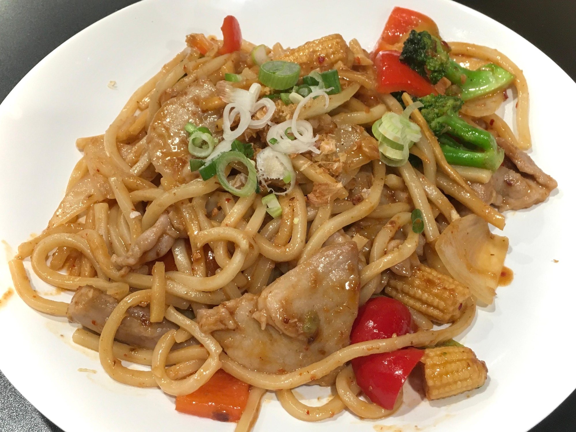 Udon on Fire