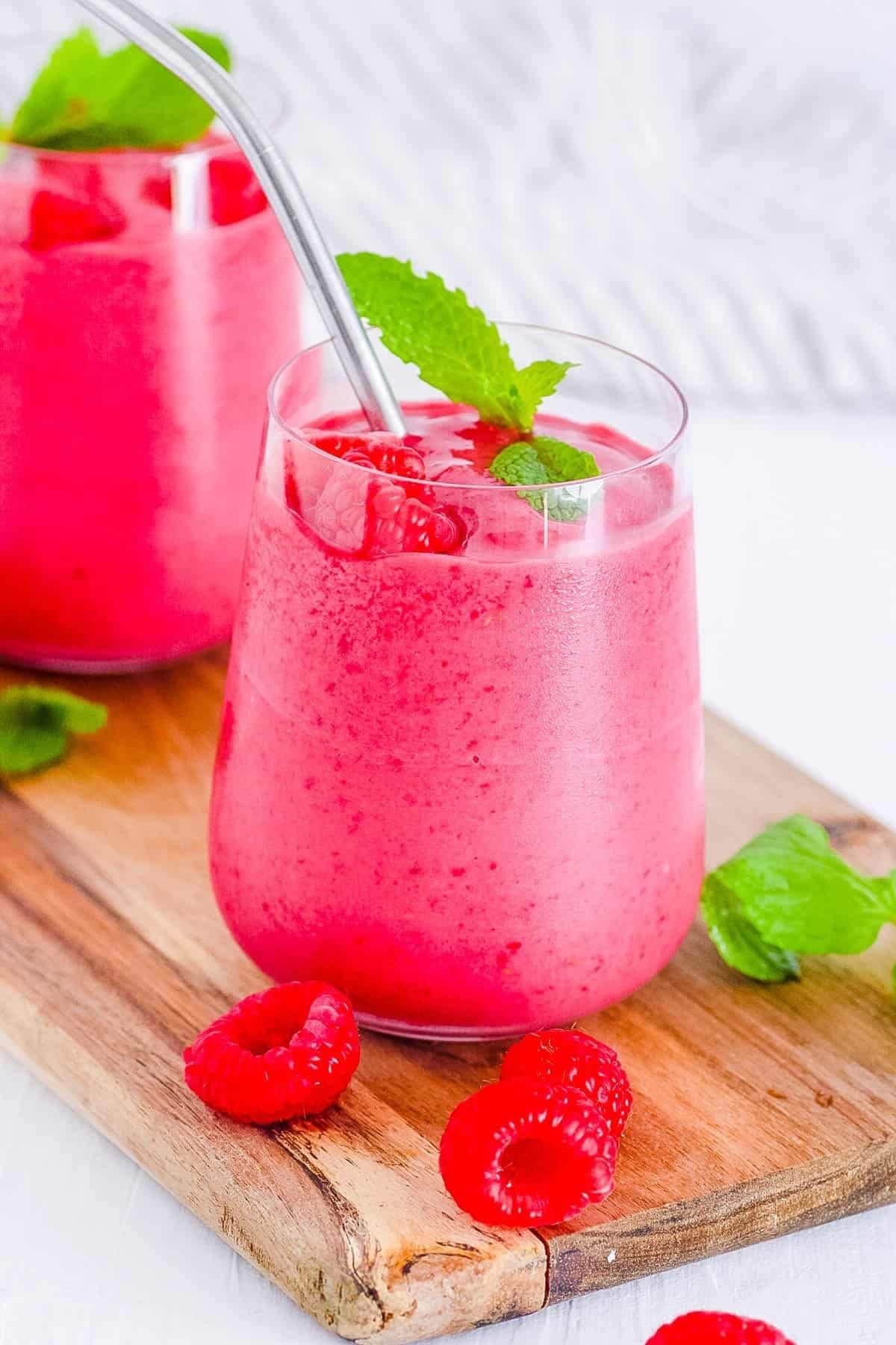 Raspberry Smoothie Drink
