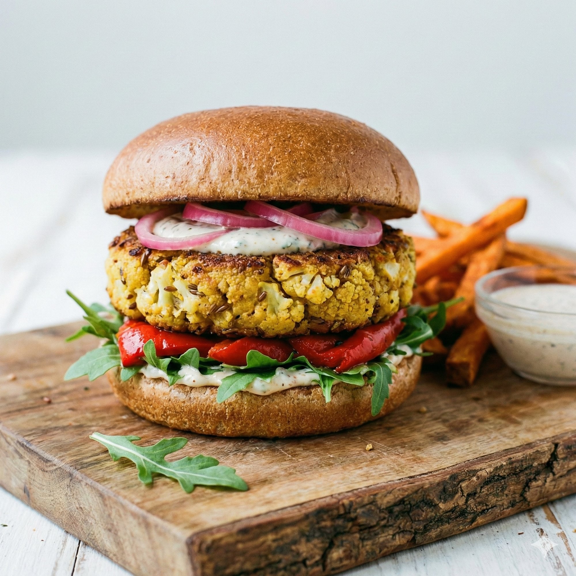 "Cauliflower's Cumin From Inside the House" Burger