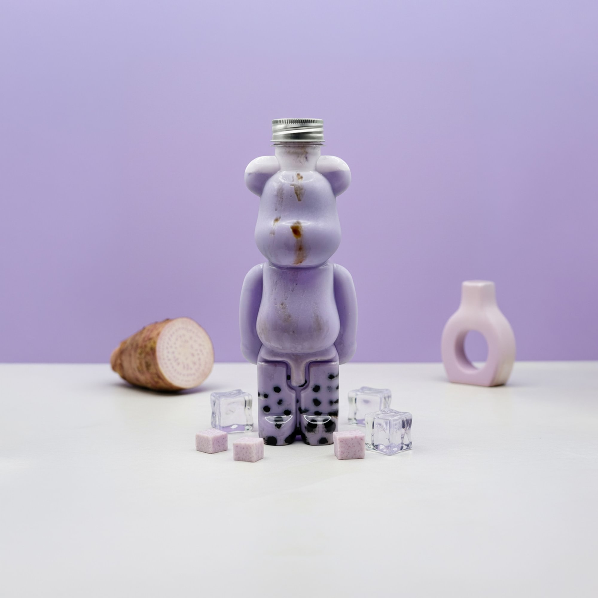 Taro Milk Tea (Bear Cup)