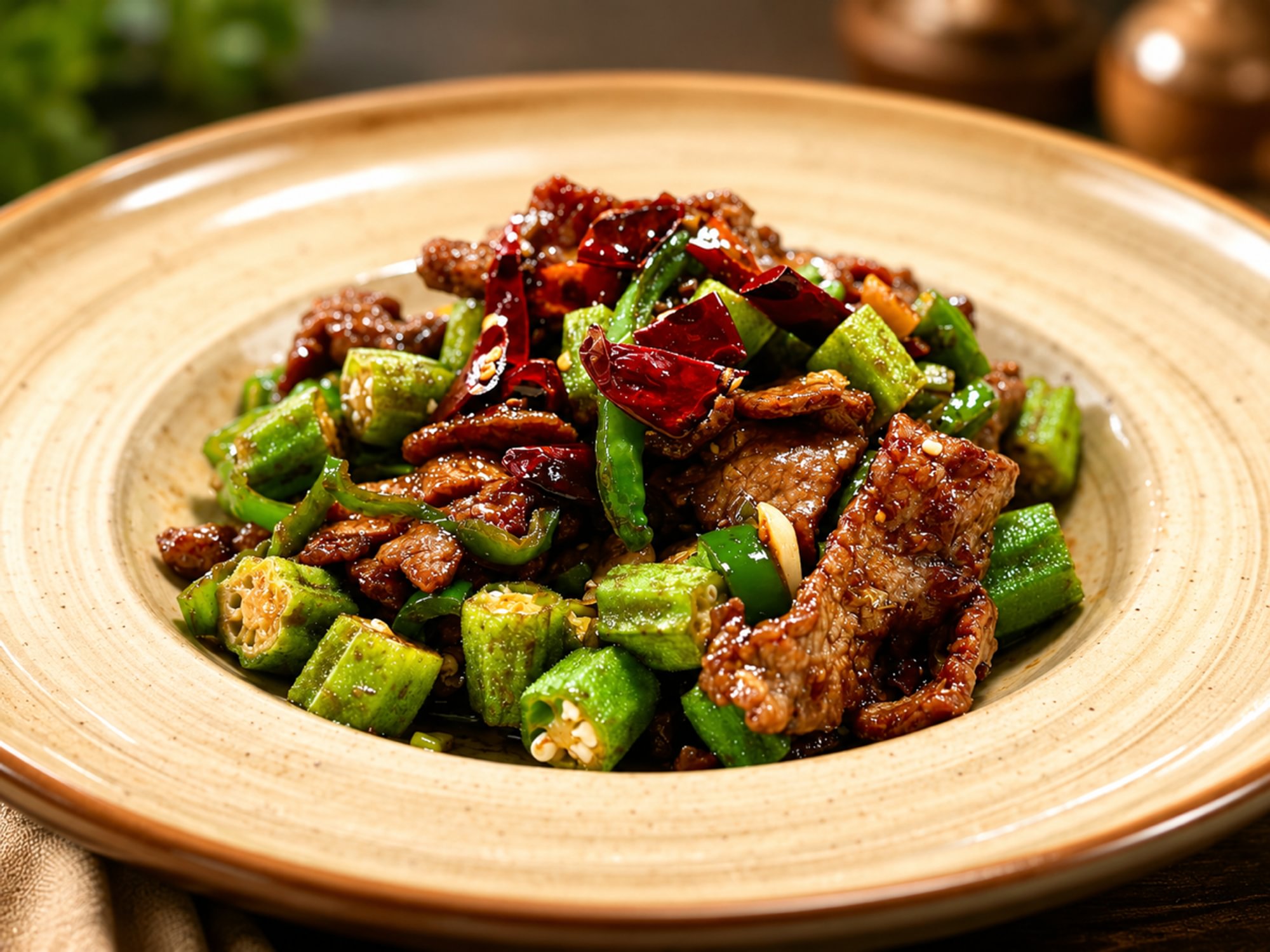 Chili Pepper Beef / 米椒牛