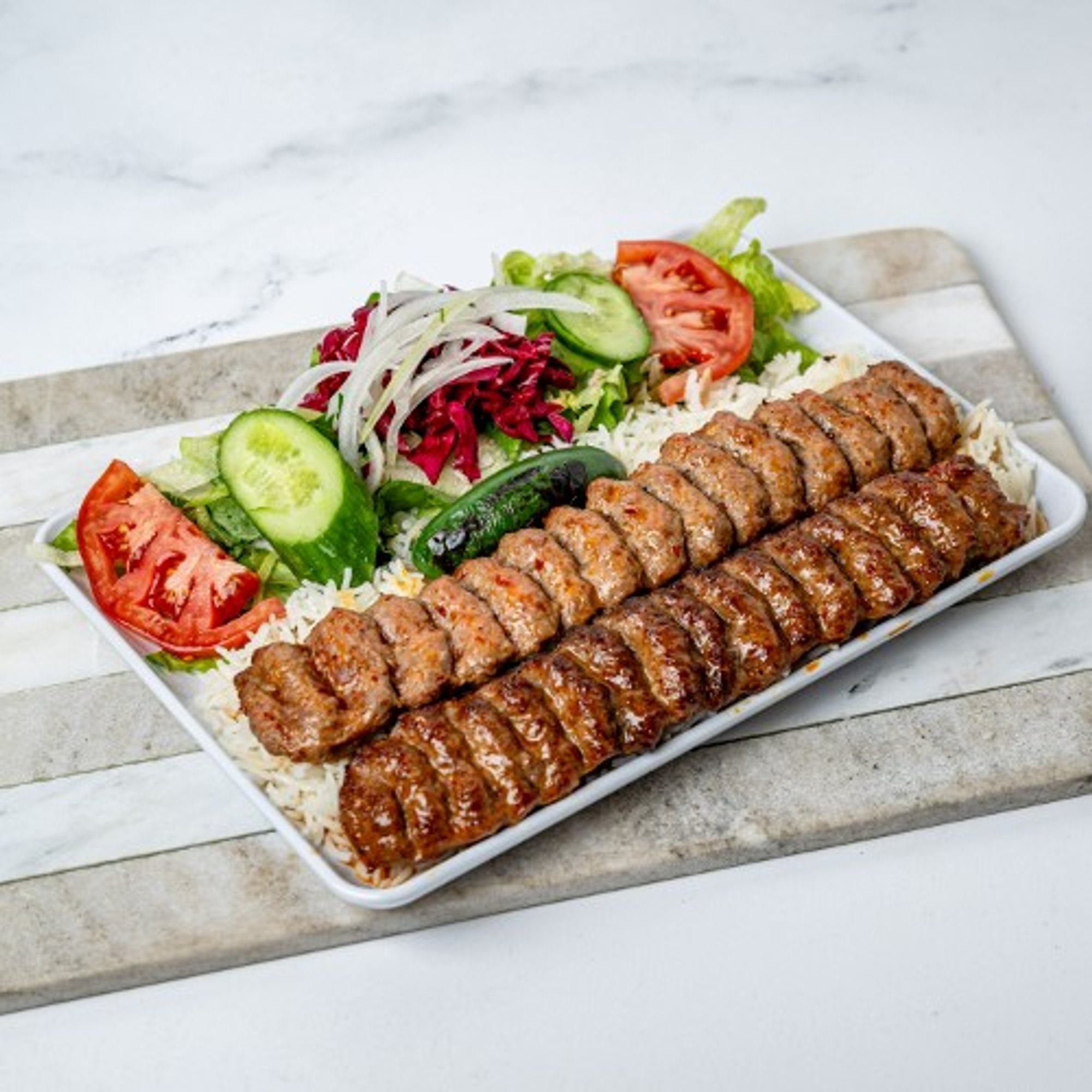 Double Chicken Adana Plate