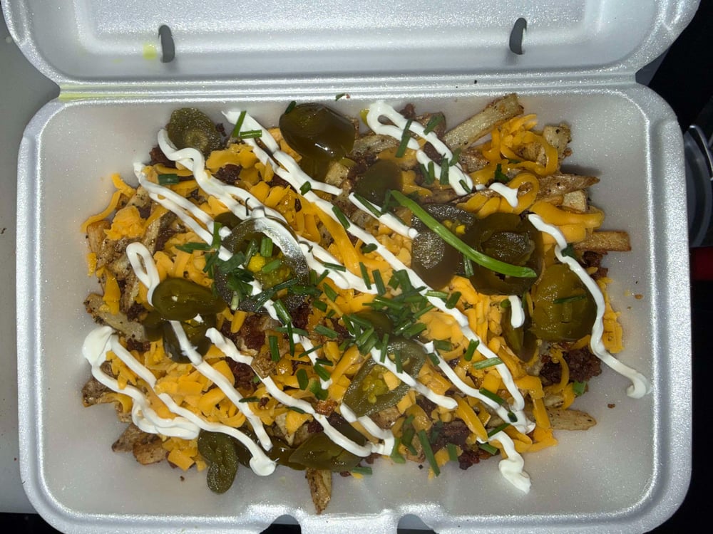 Large Loaded Fry (Pappas Locas)