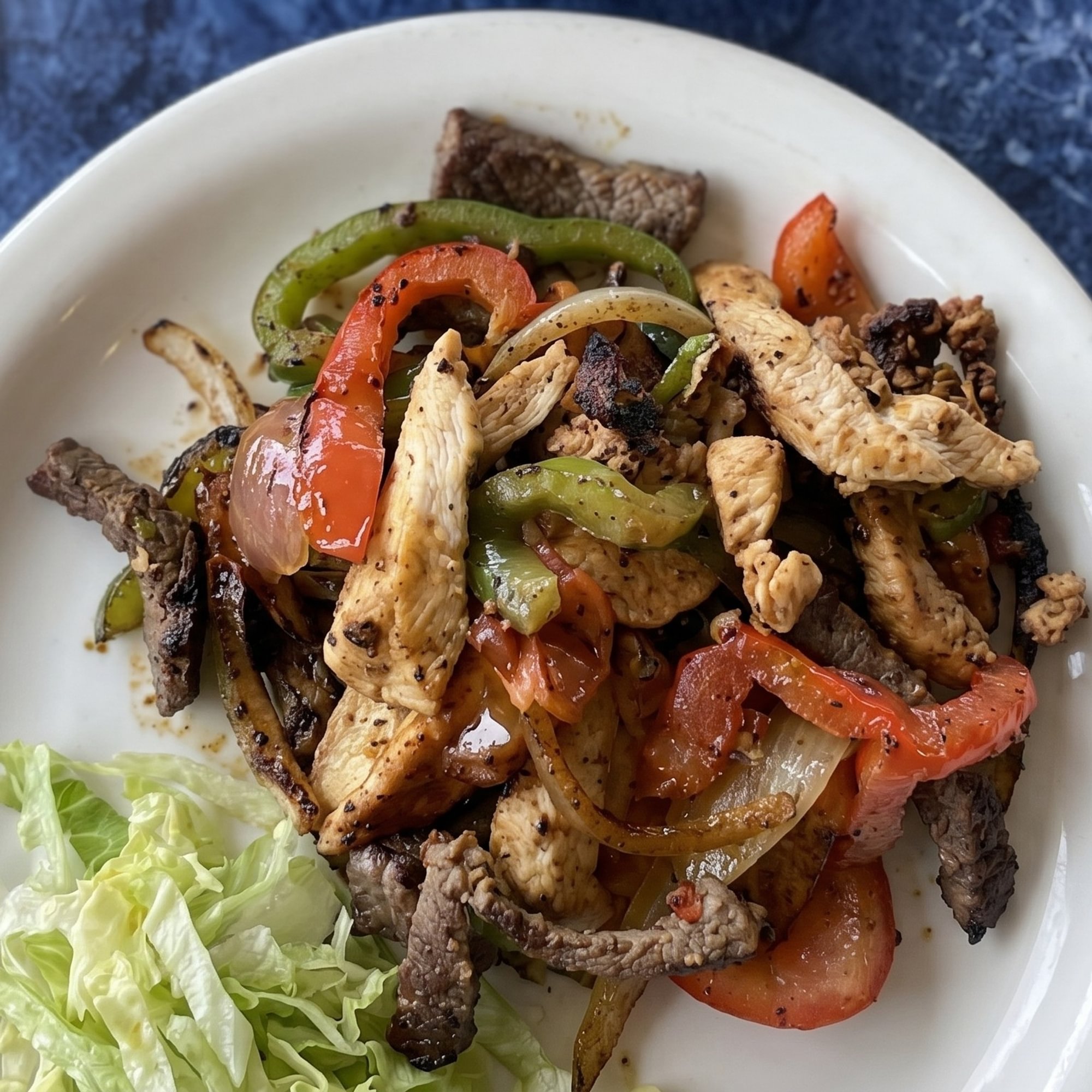 Surf and Turf Fajitas / Cielo y Tierra Fajitas