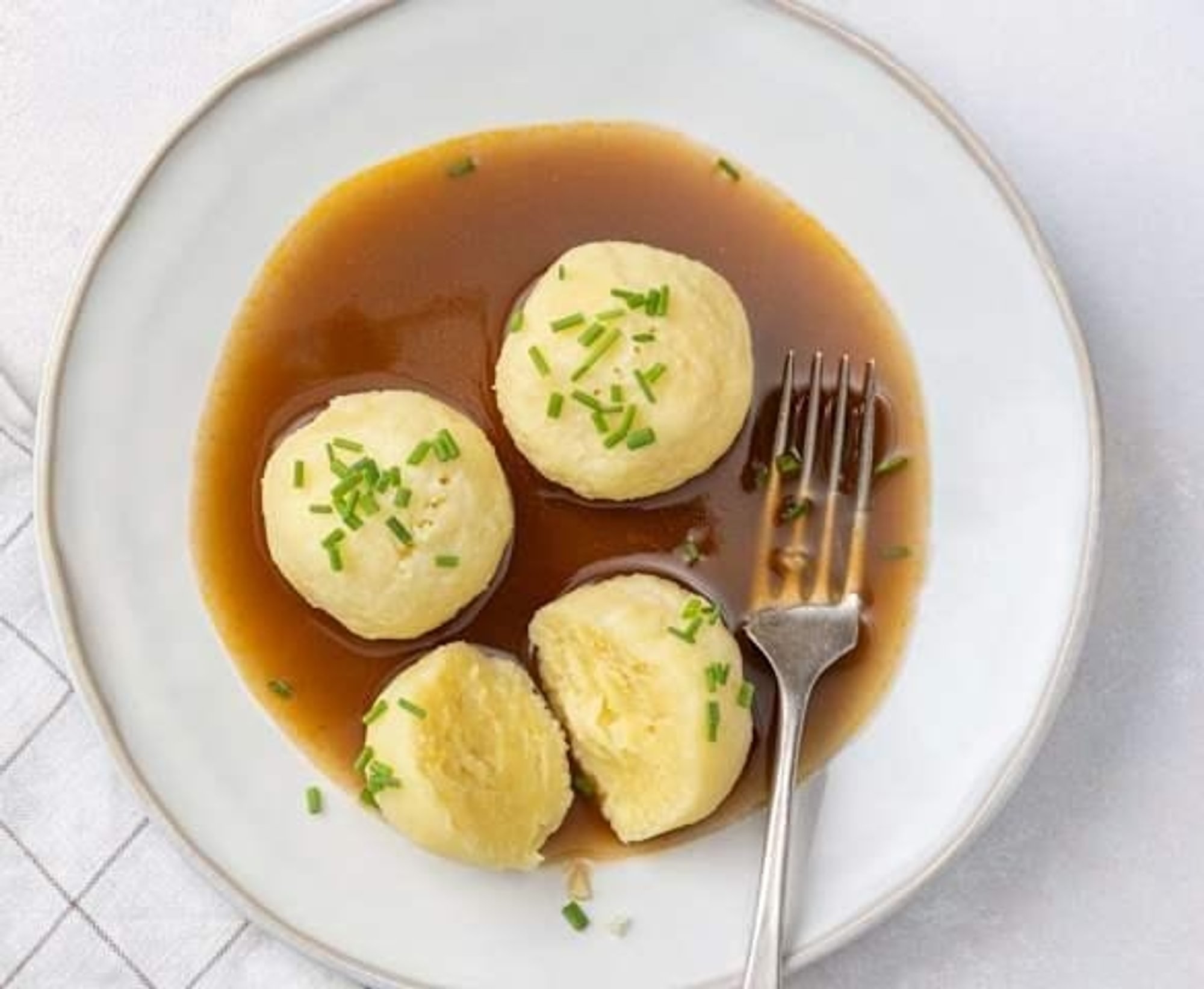 Kartoffelknödel (Bavarian Potato Dumplings)