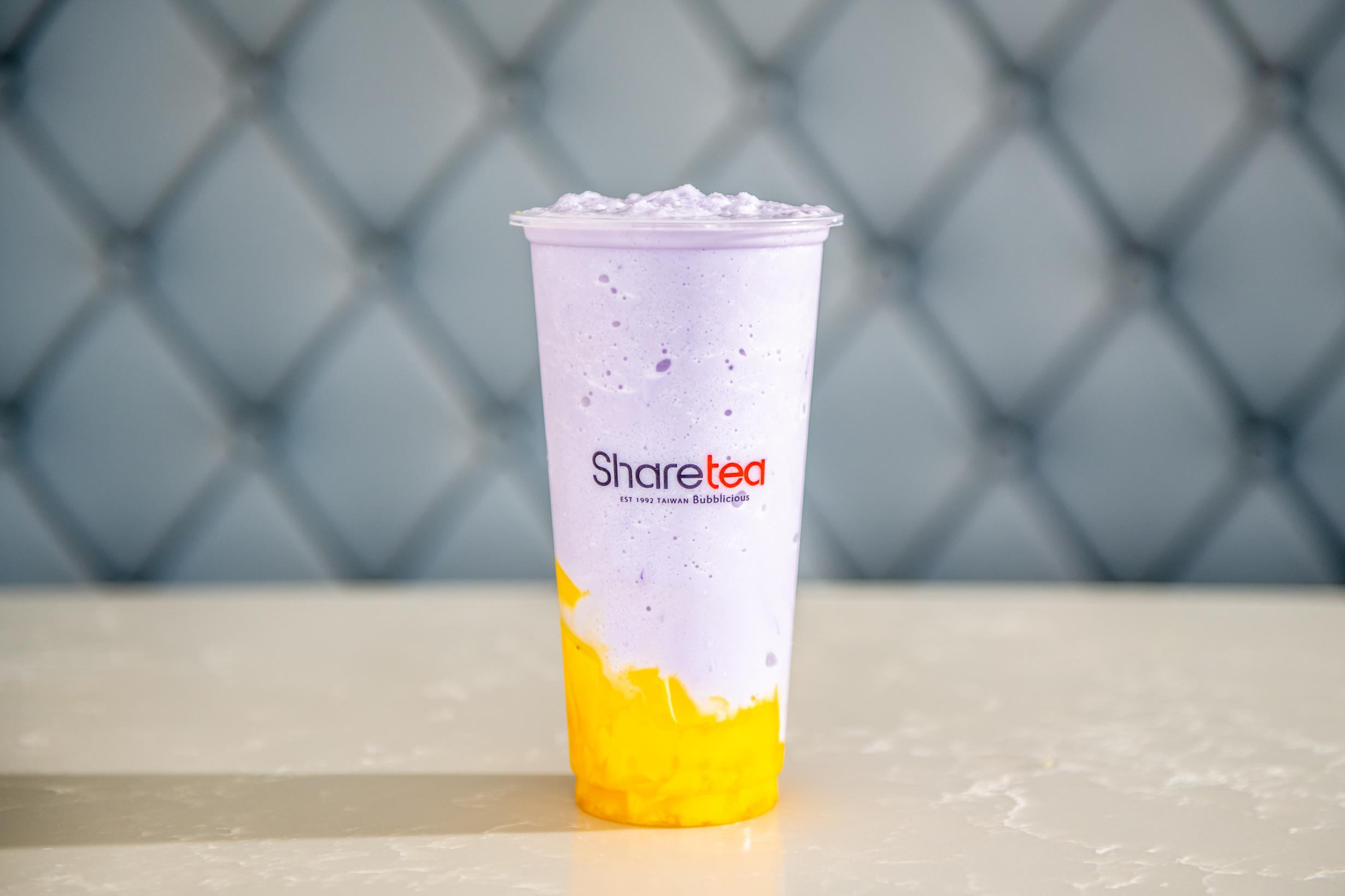 Taro Ice Blended with Pudding (40)