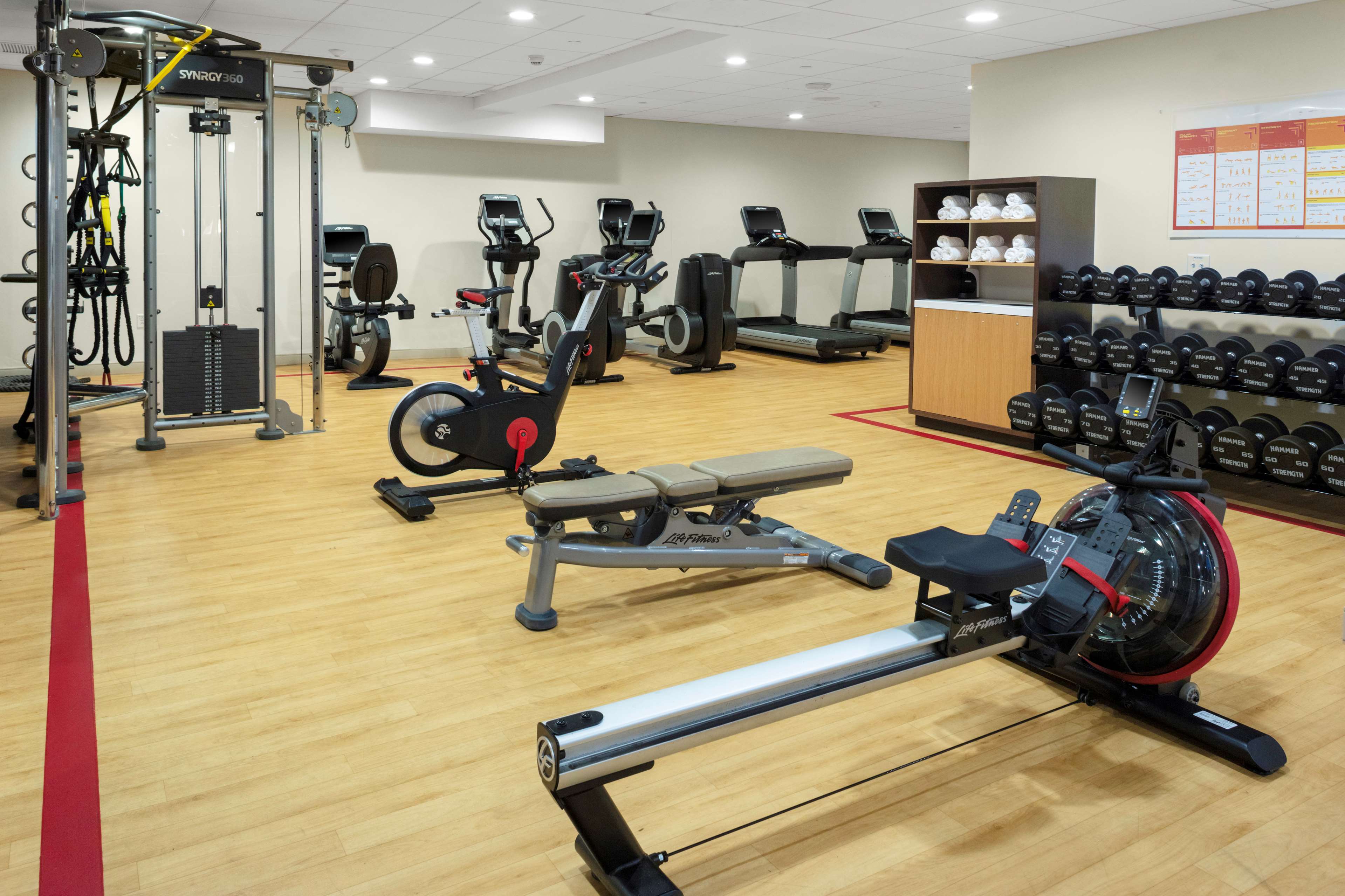 Health club  fitness center  gym