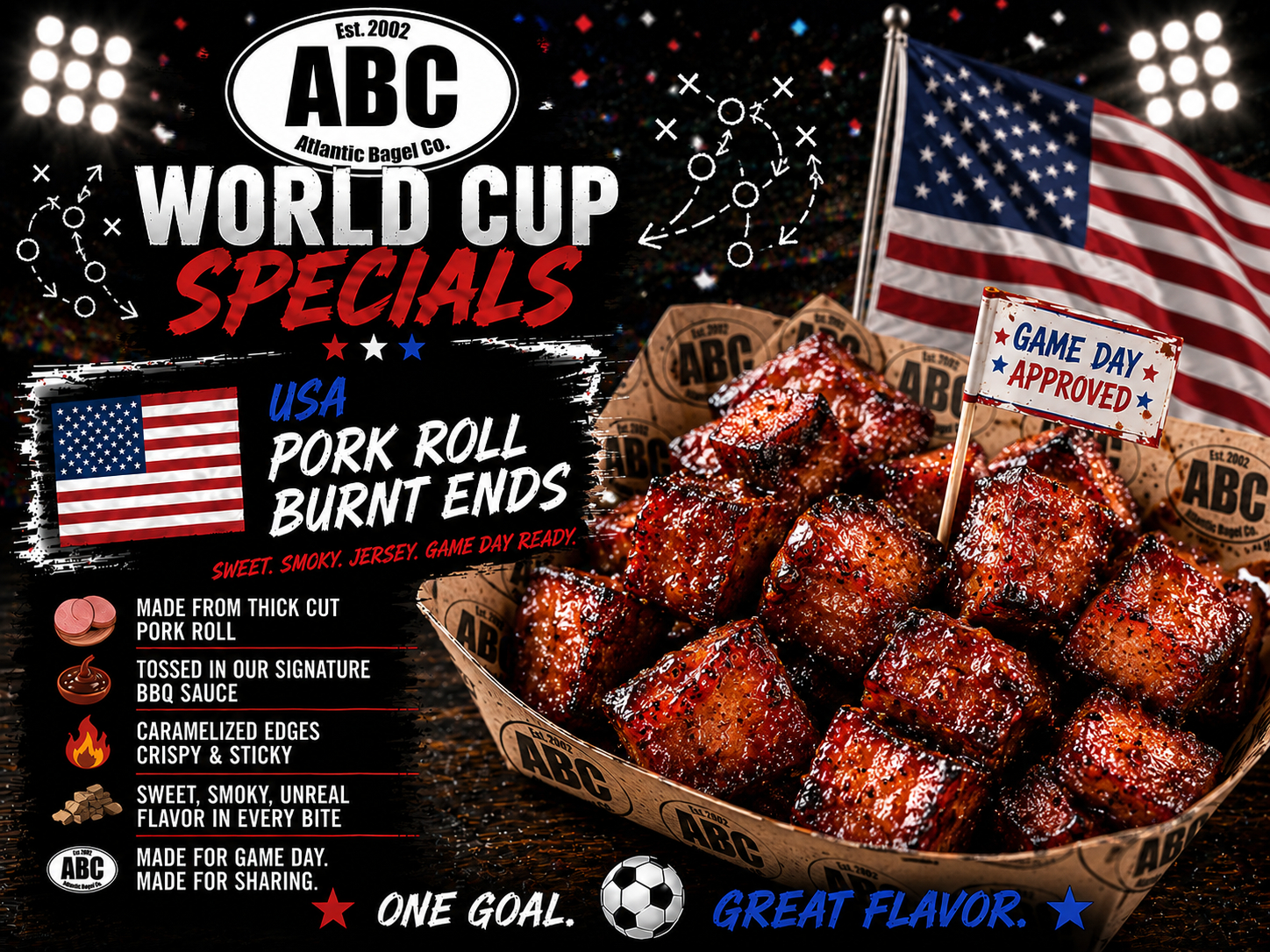 USA Pork Roll Burnt Ends