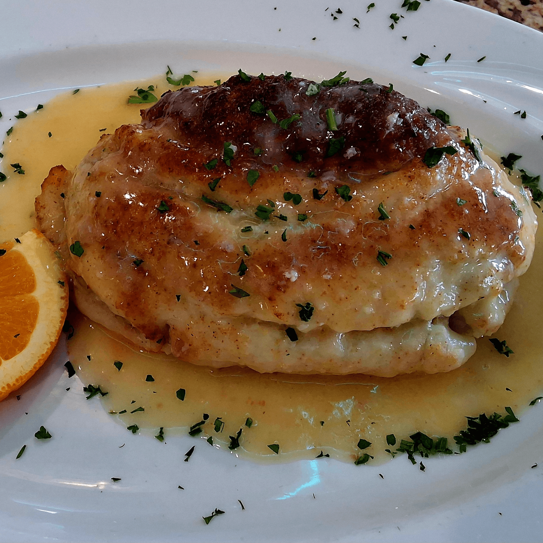 Broiled Stuffed Fillet of Flounder