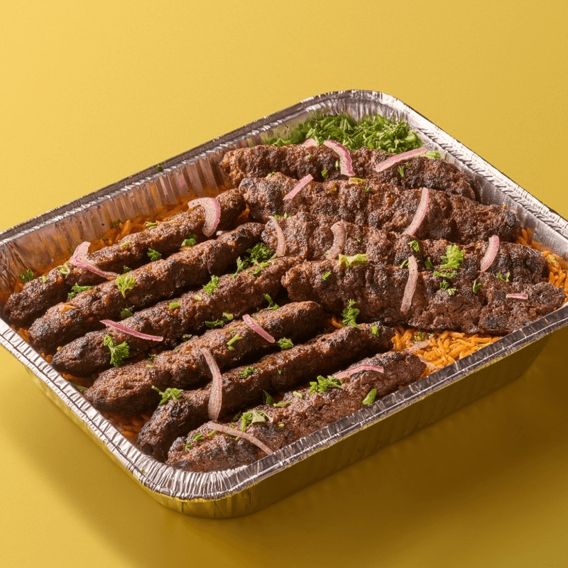 Egyptian Kofta Kabob Family Meal (10 Skewers)