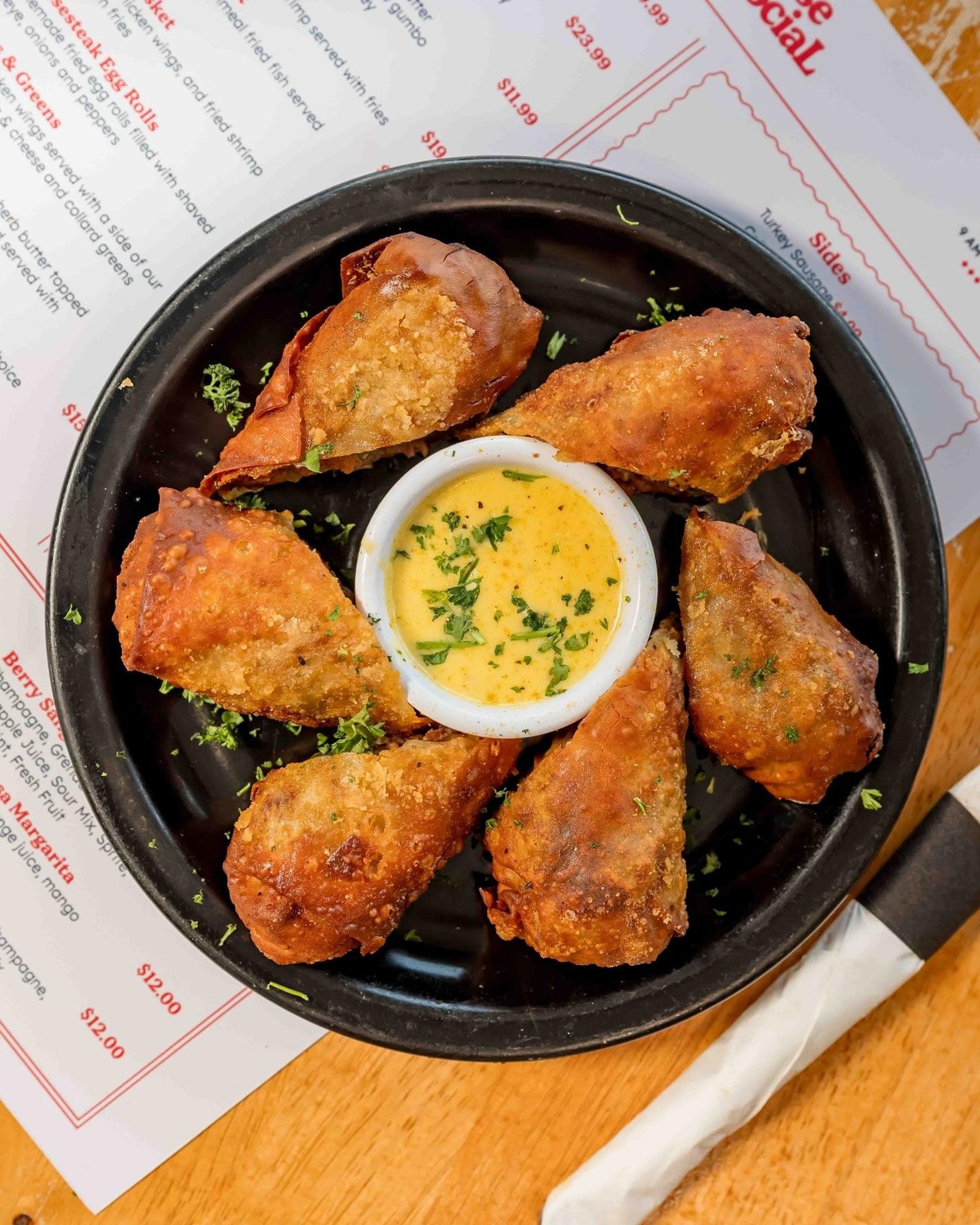 Cheesesteak Egg Rolls
