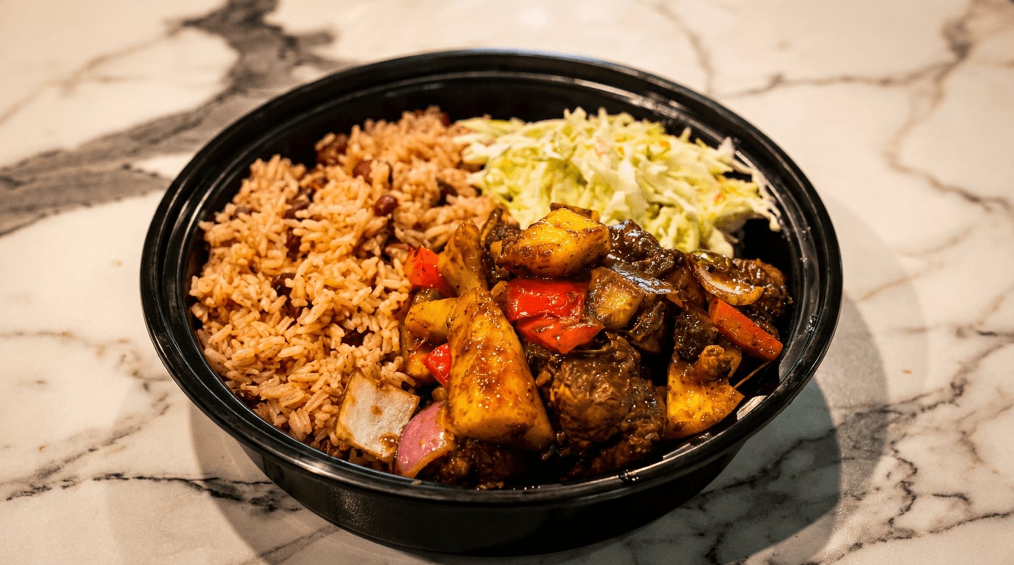 Pineapple Brown Chicken Bowl