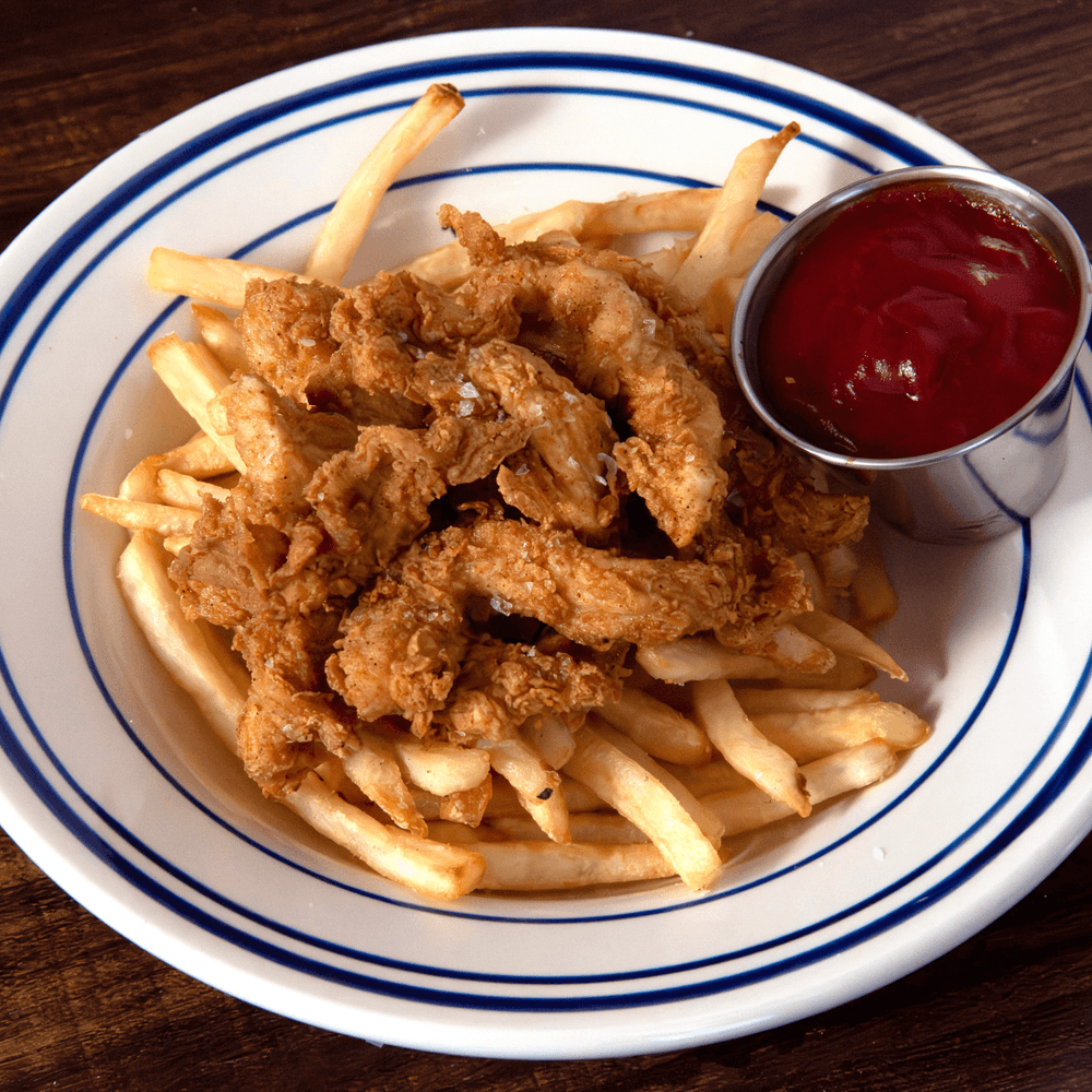 Buttermilk Chicken Fingers with Fries
