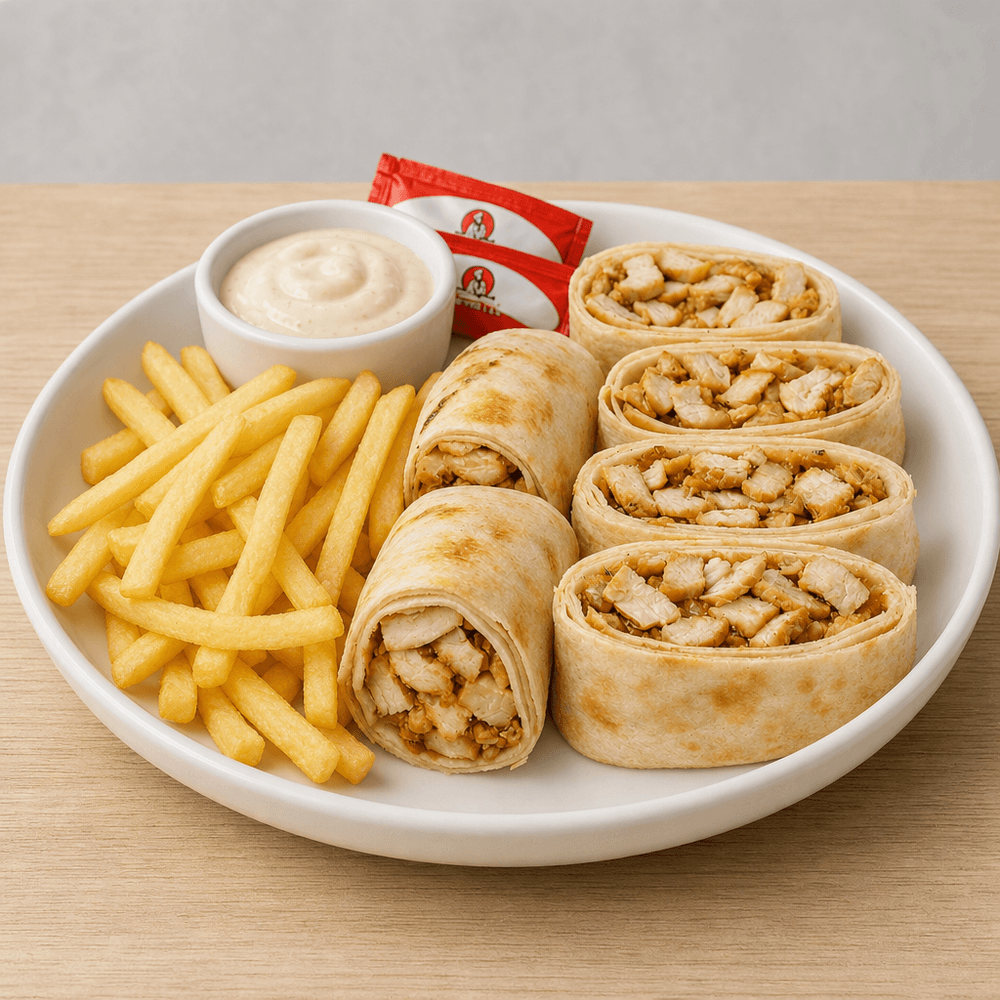 Chicken Saj Shawarma