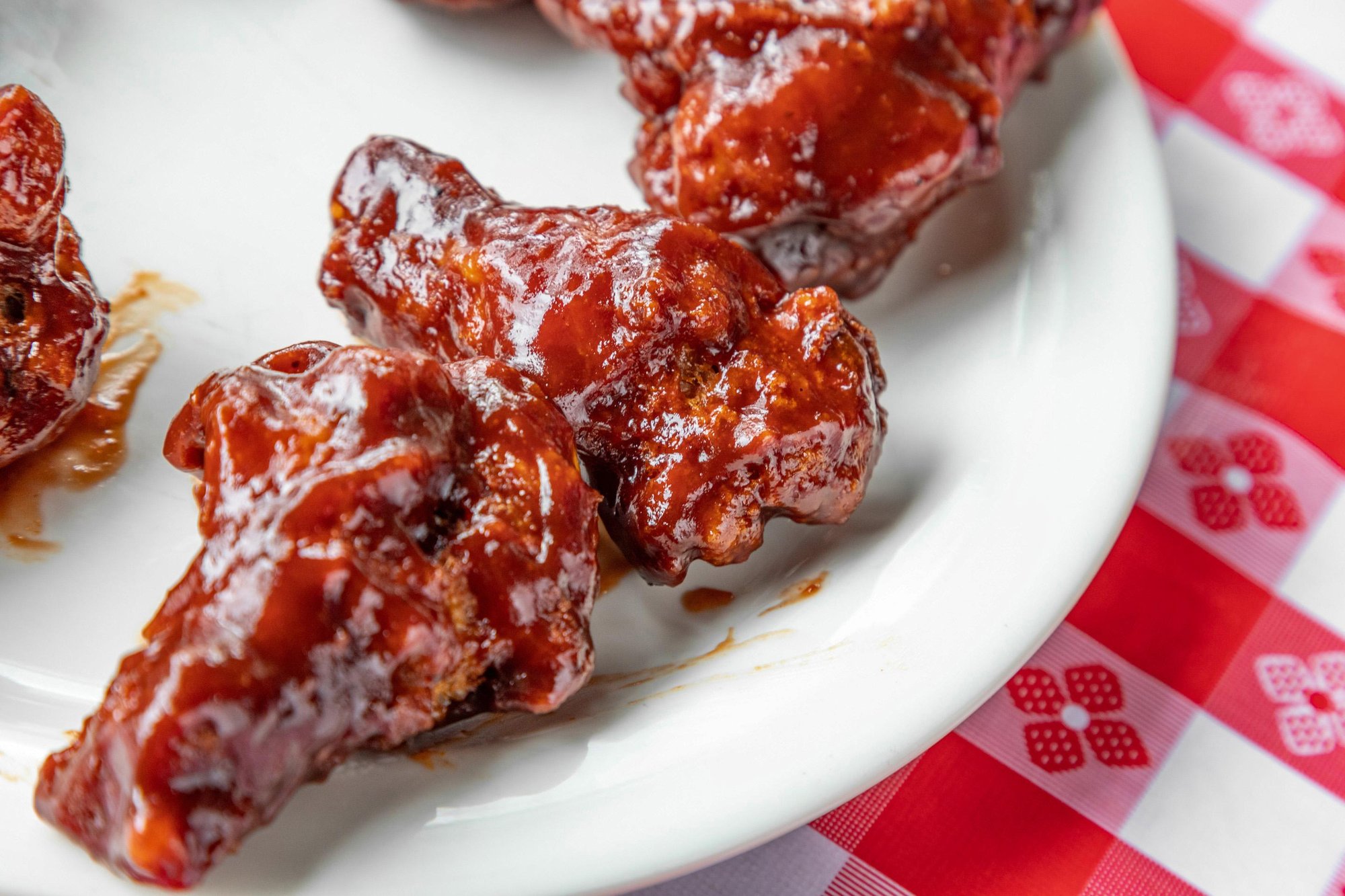 New! 6 Piece Honey BBQ Wings