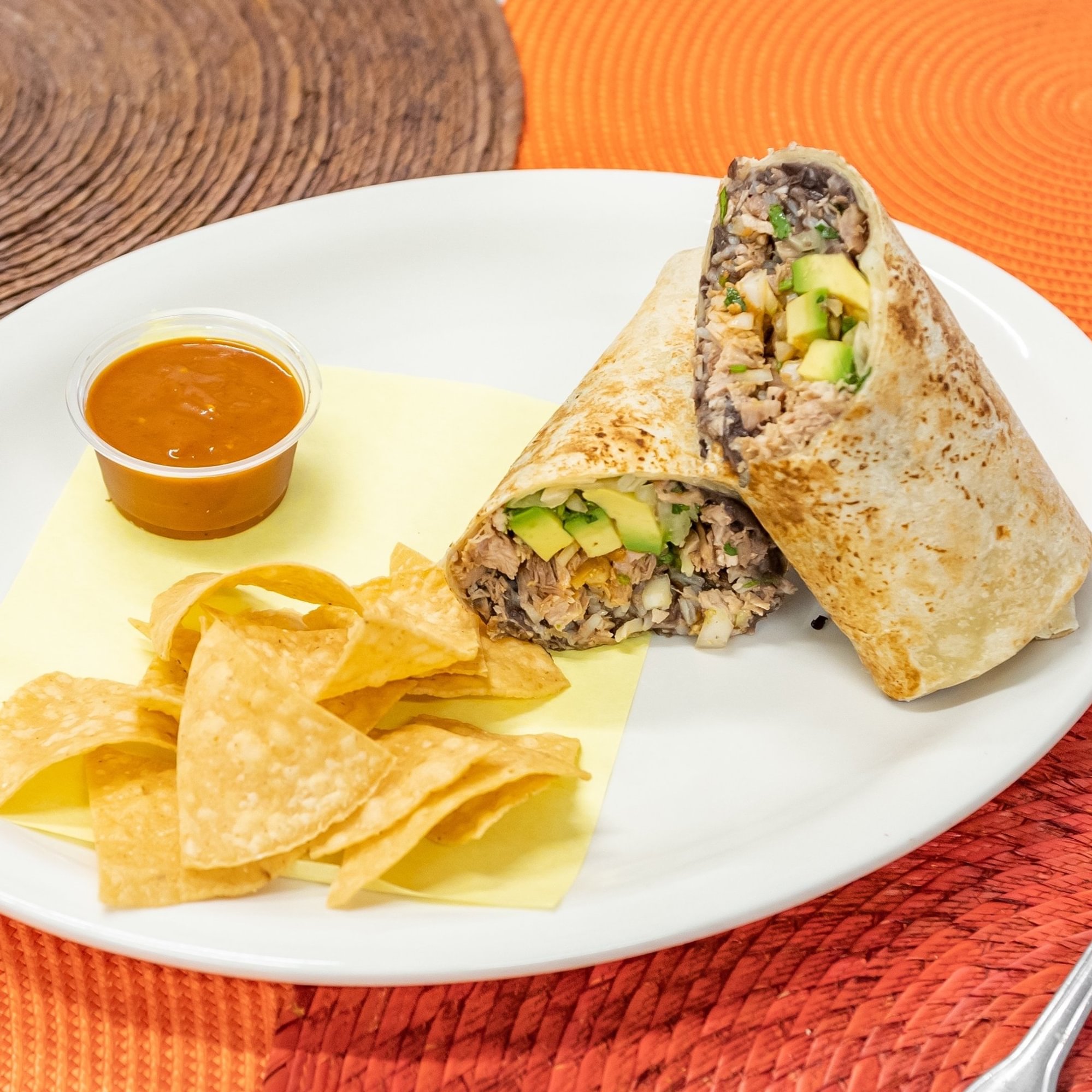 Burrito - Carnitas en Salsa Morita