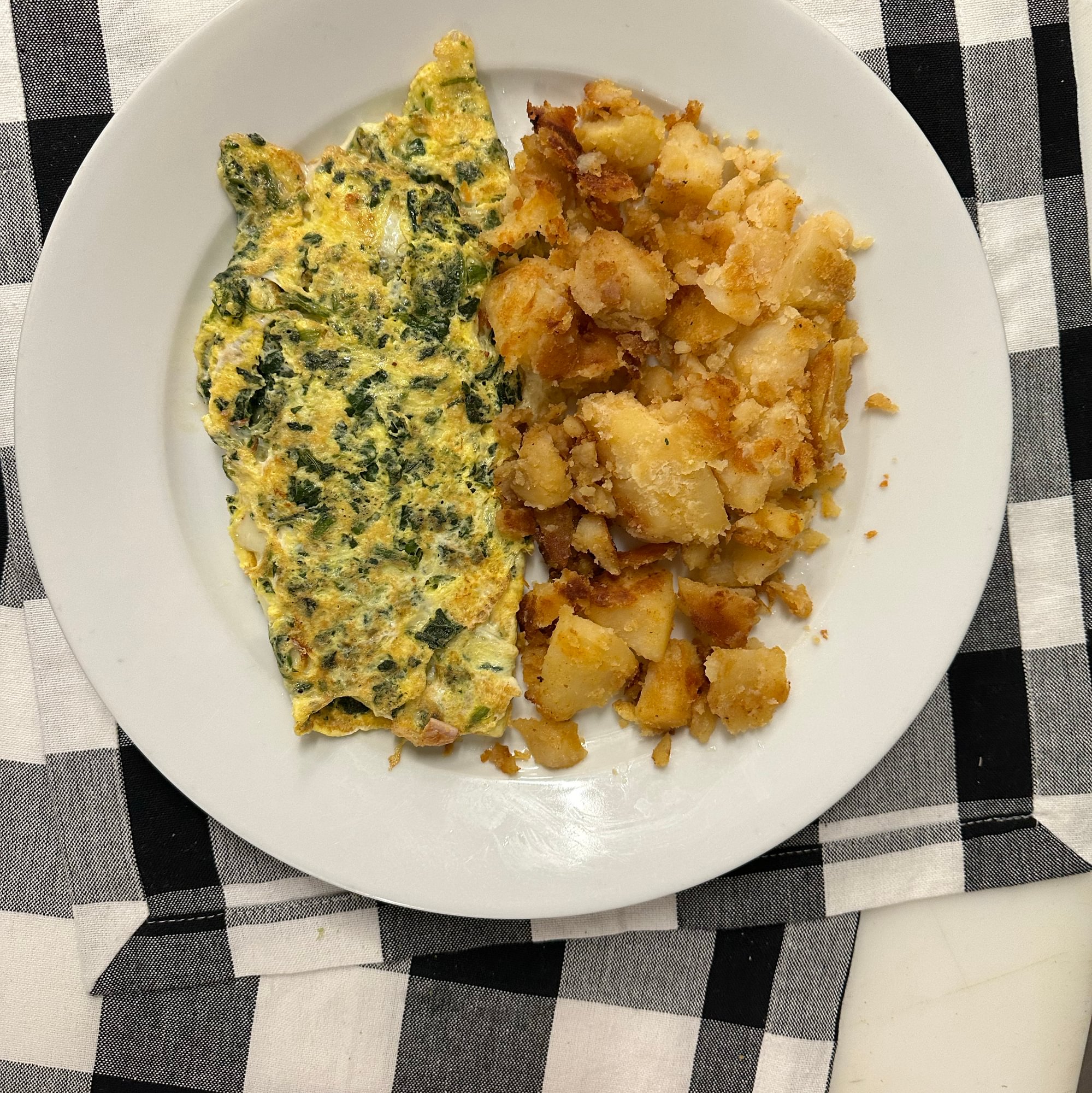Spinach Omelette