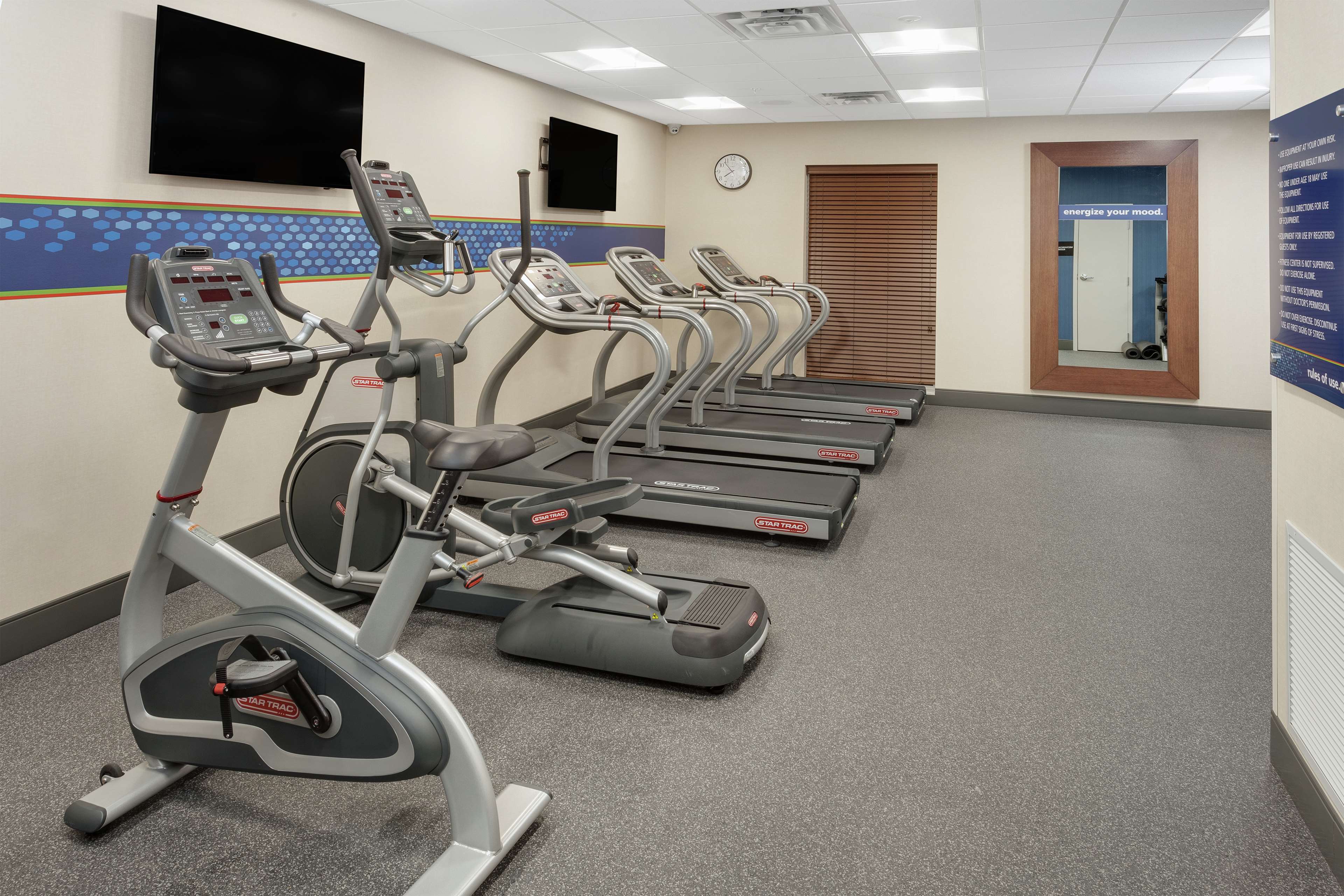 Health club  fitness center  gym