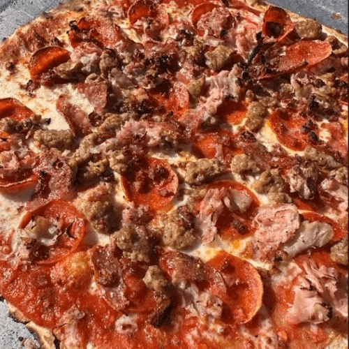 The Mighty Meaty Pizza
