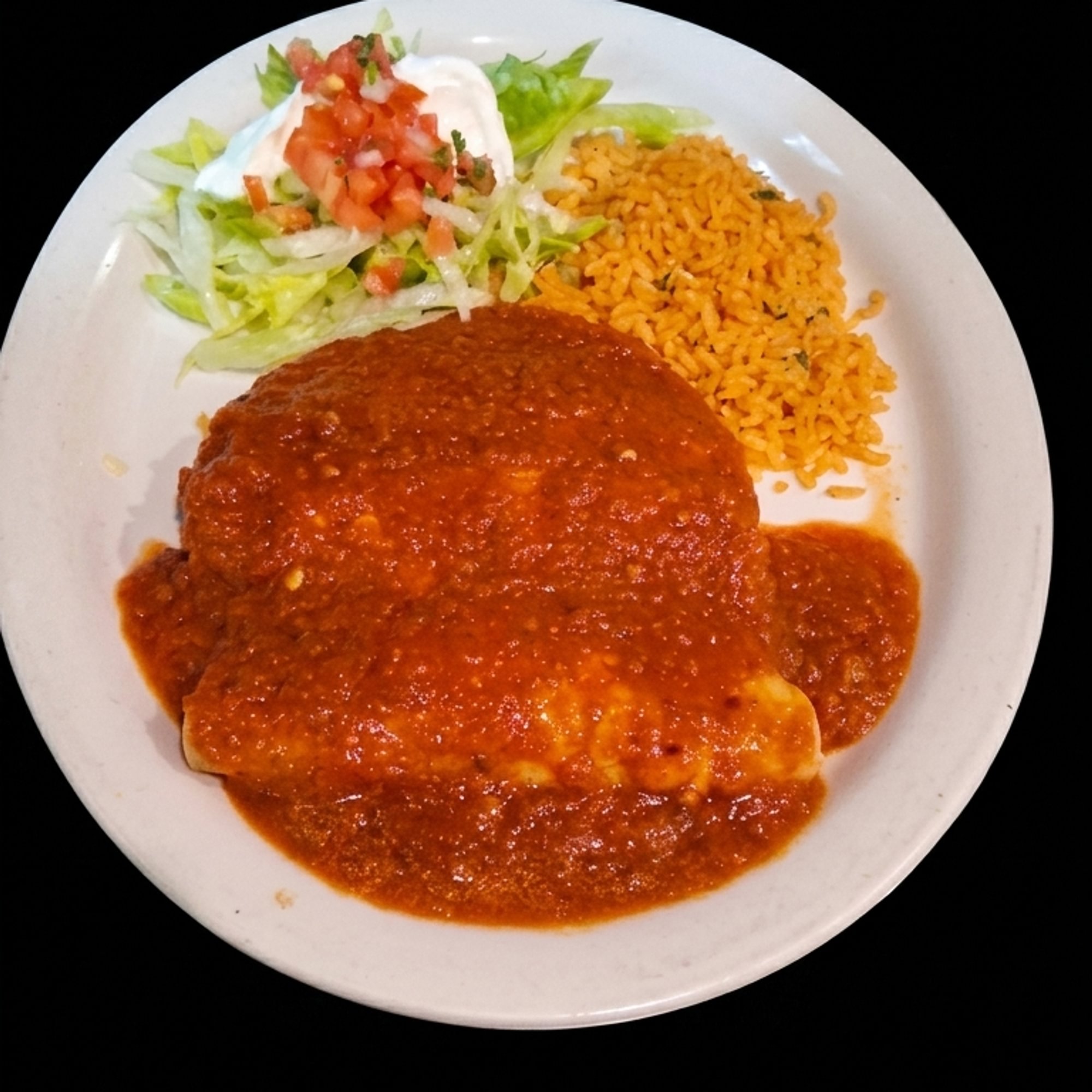 Enchiladas Rancheras Plate
