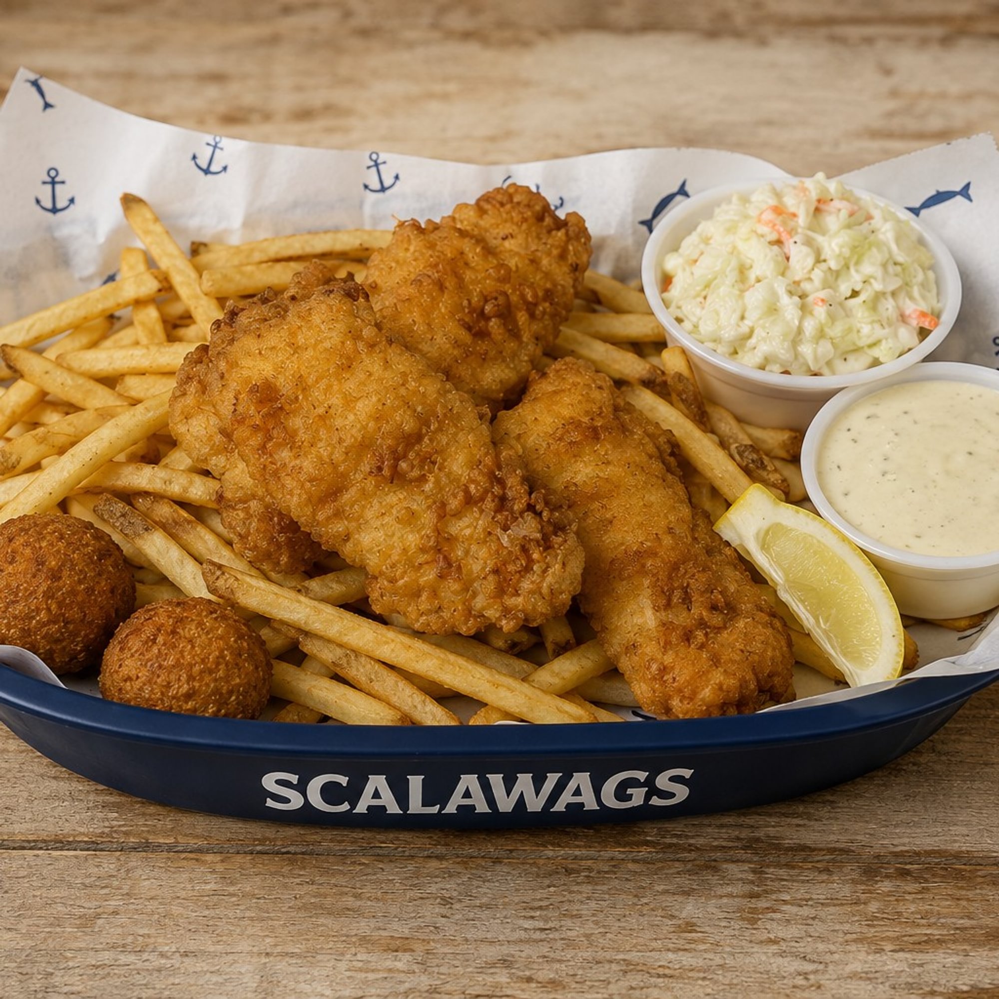 Three Piece Whitefish Basket