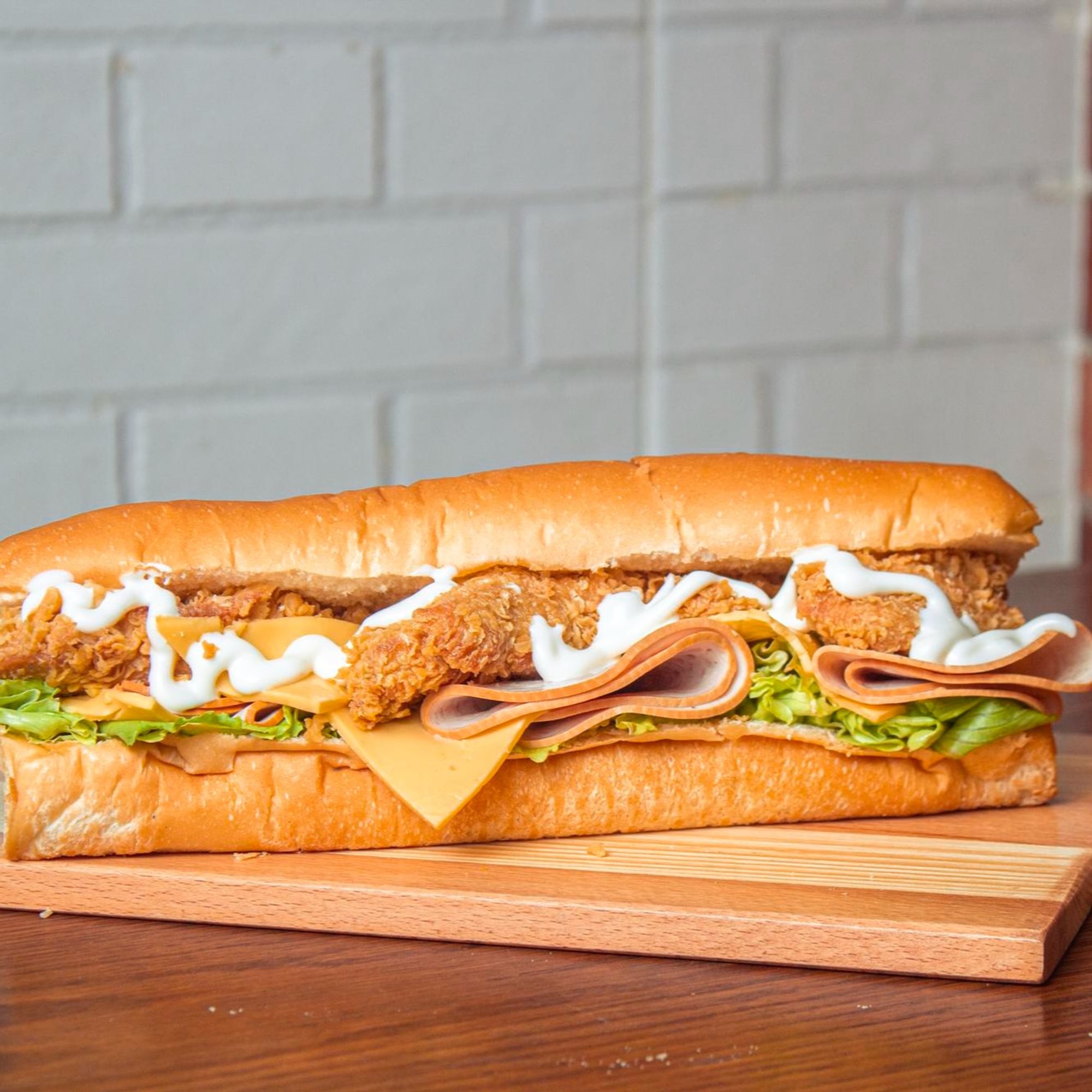 Chicken cutlet parm hero