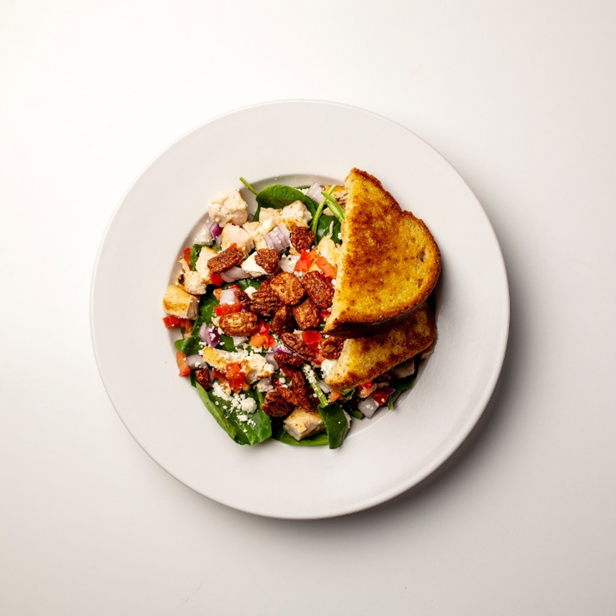 Baby Spinach & Feta Salad