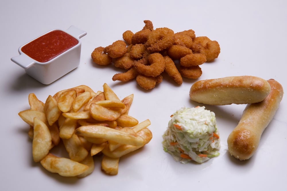 21 PC Popcorn Shrimp Dinner
