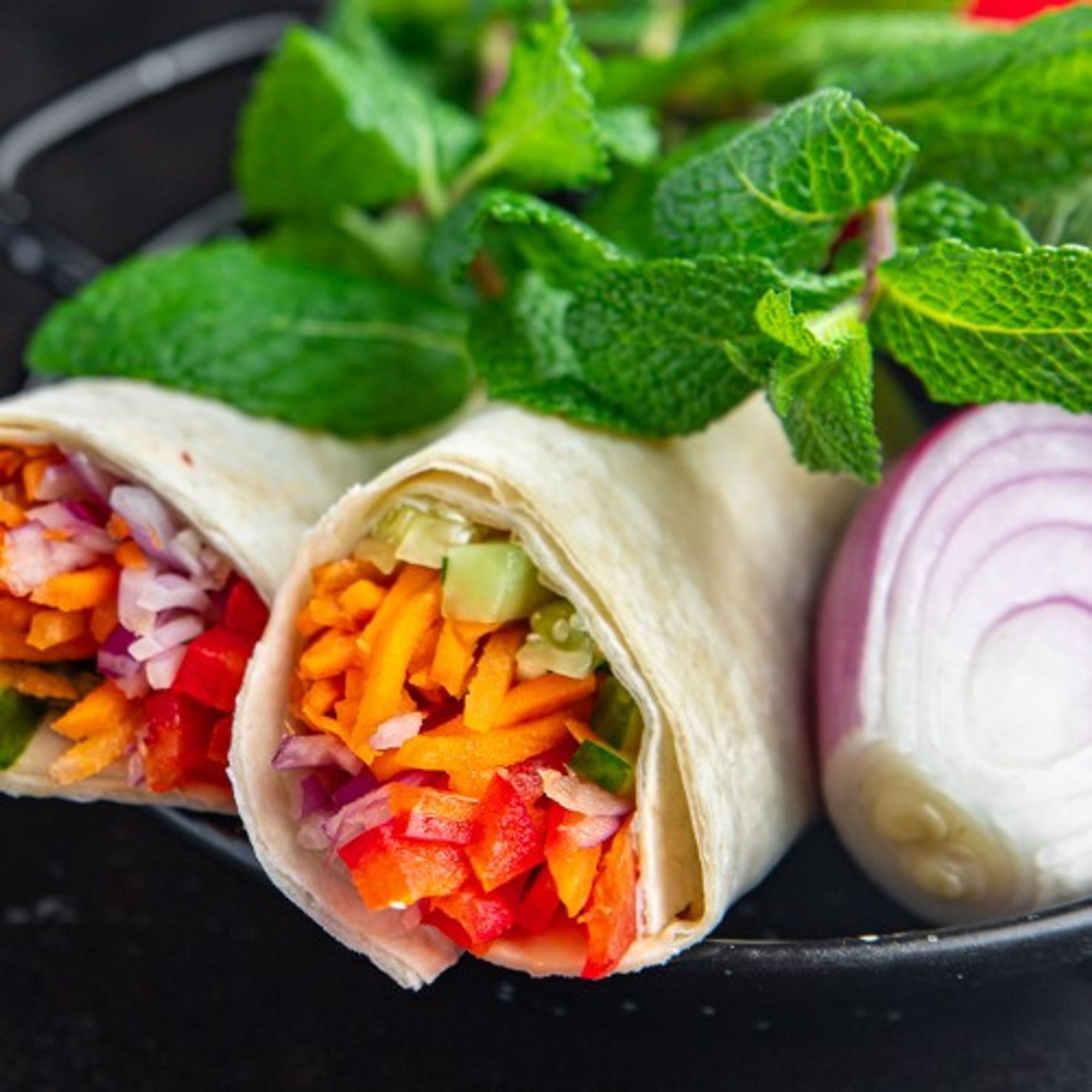 Grilled Veggies Wrap
