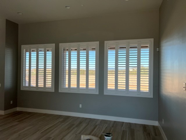 Shutters in living room - Sahuarita, AZ