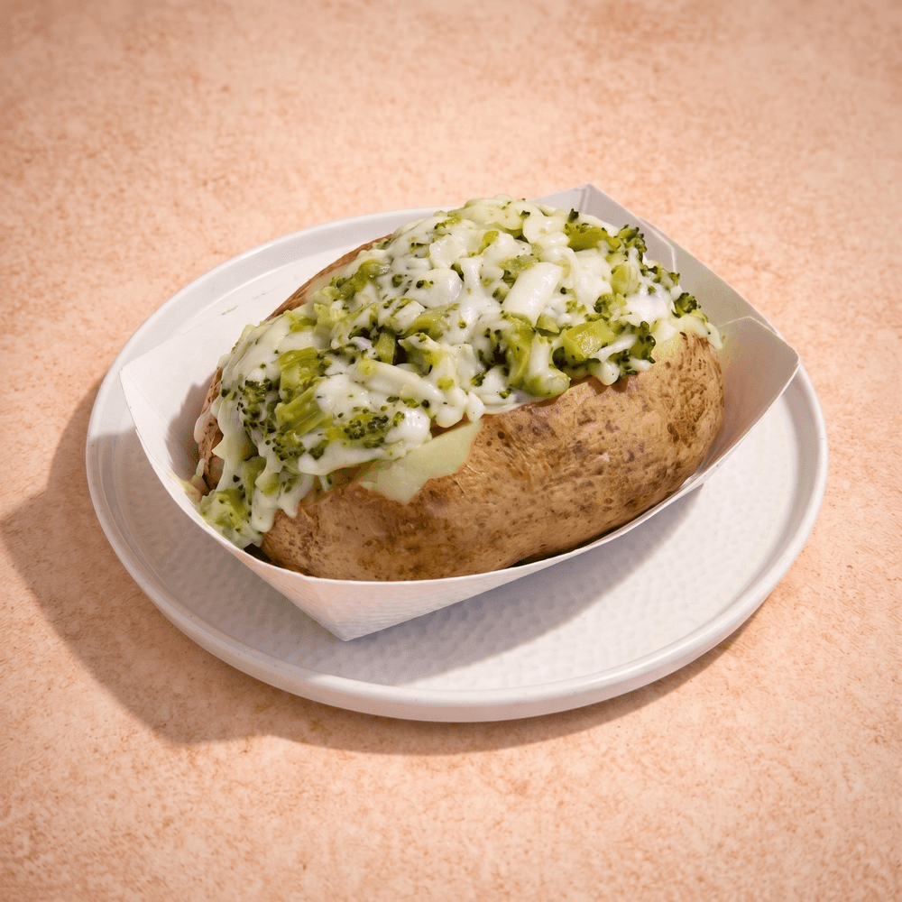 Baked Potato with Broccoli Cheese