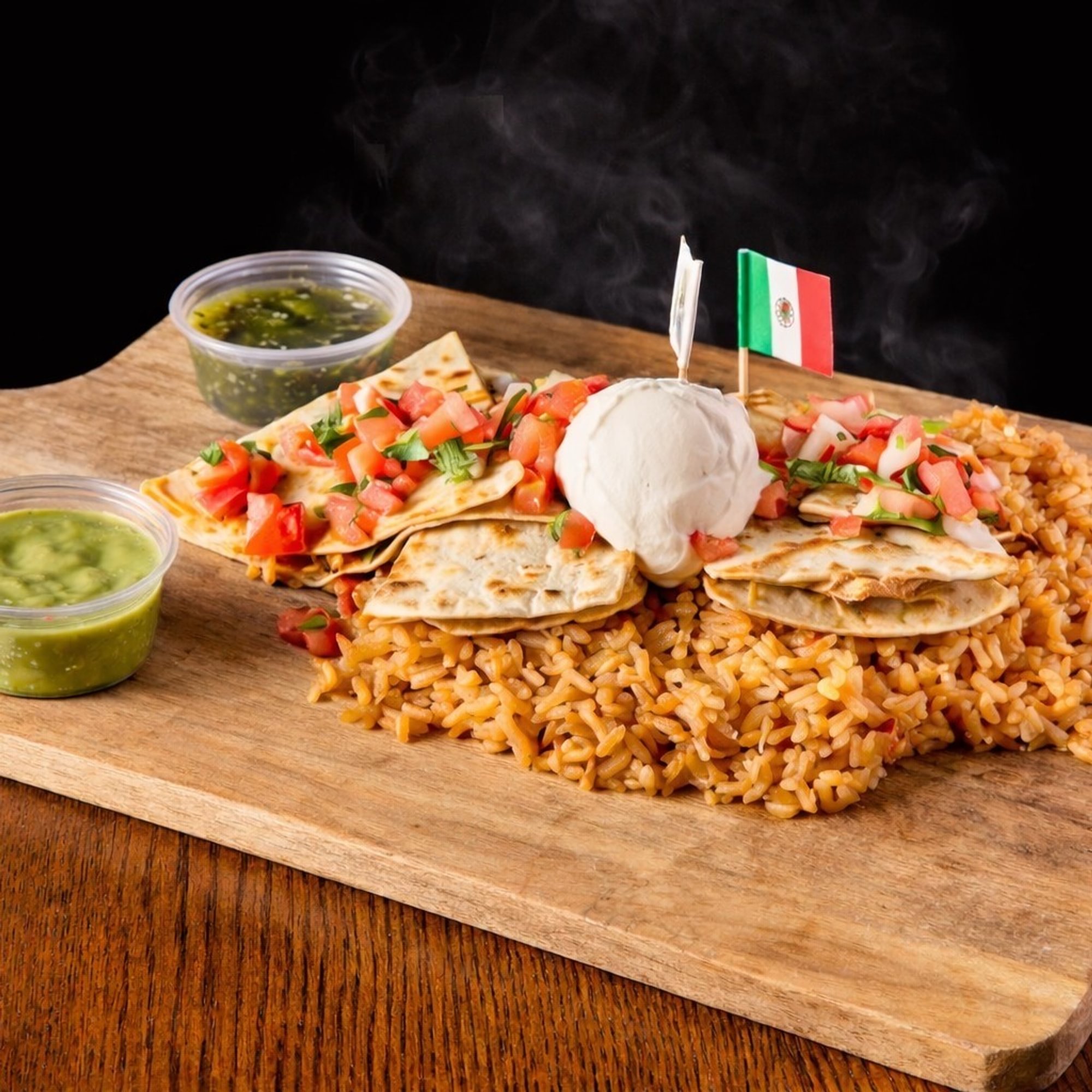 Shredded Chicken Quesadilla
