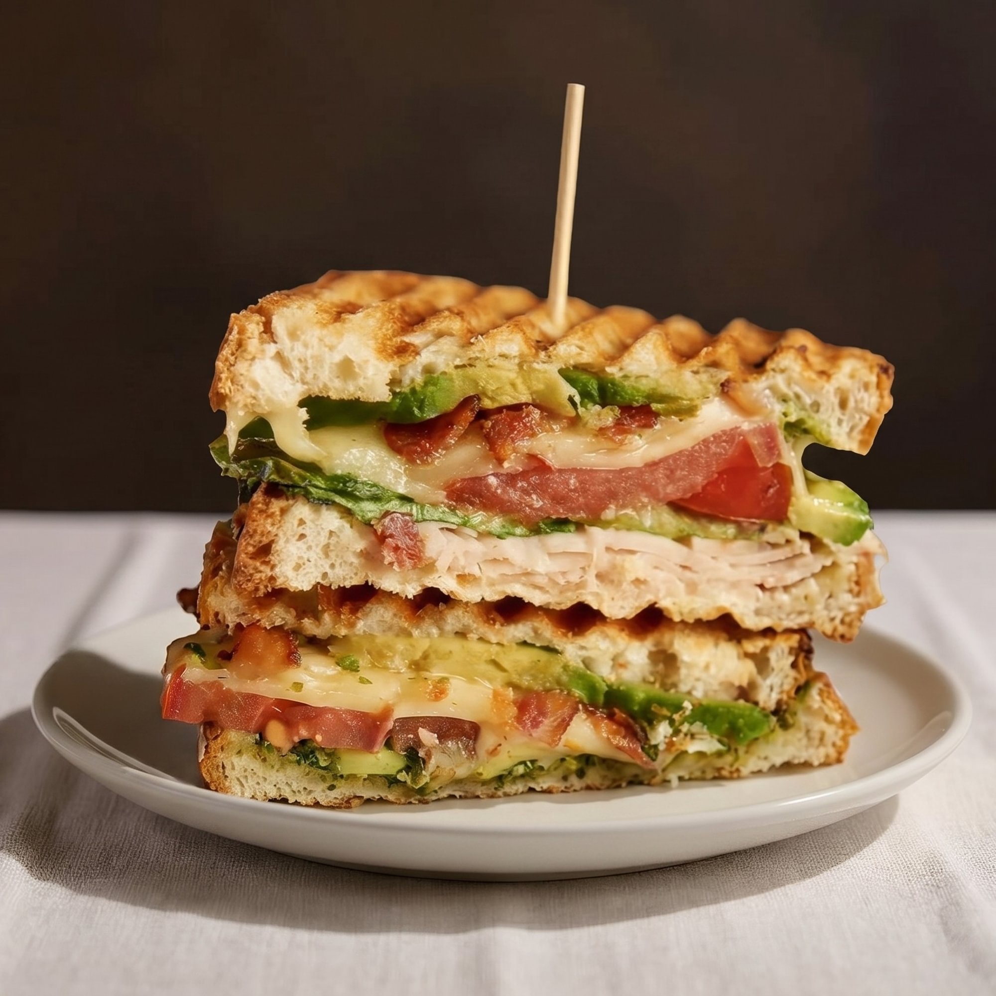Turkey B.L.T. Panini
