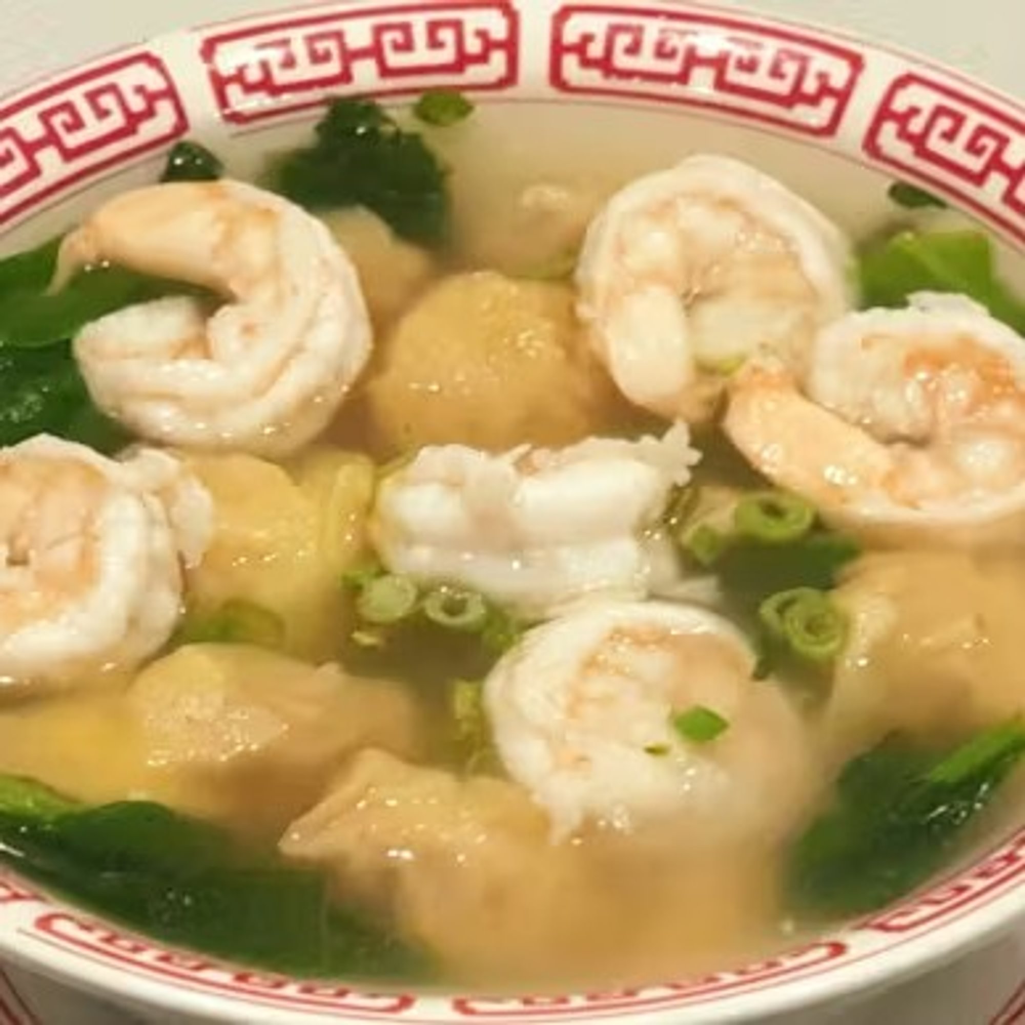 Wonton Soup with Shrimp / 蝦雲吞湯