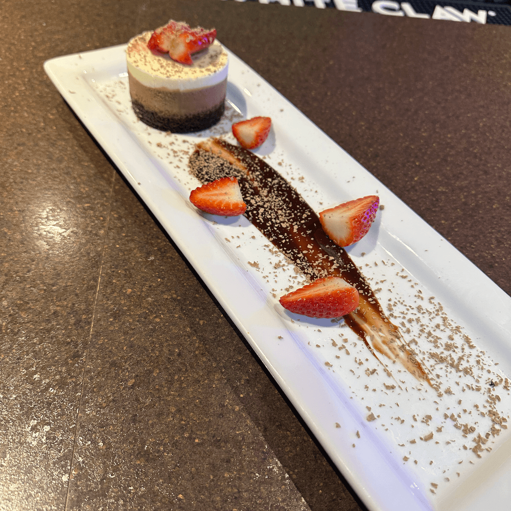 Triple Chocolate Mousse Cake