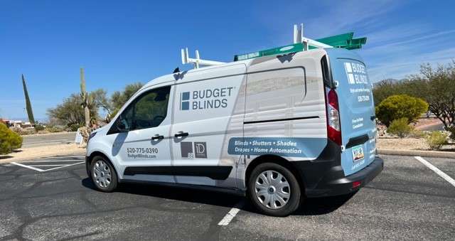 We are excited to have the new wrap on our van!  Photo taken in Green Valley.