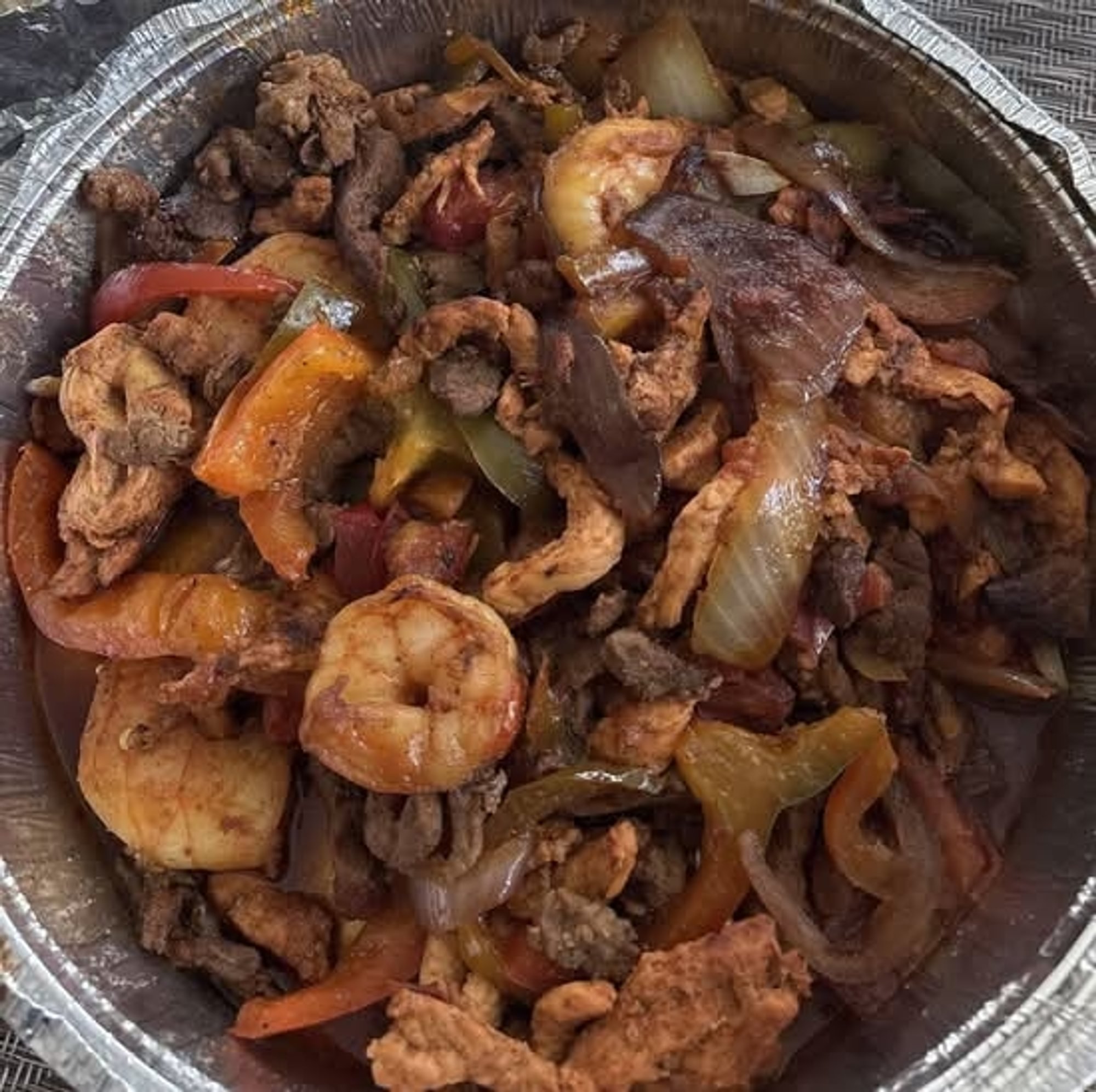 Mixed Fajitas Chicken-Steak-Shrimp