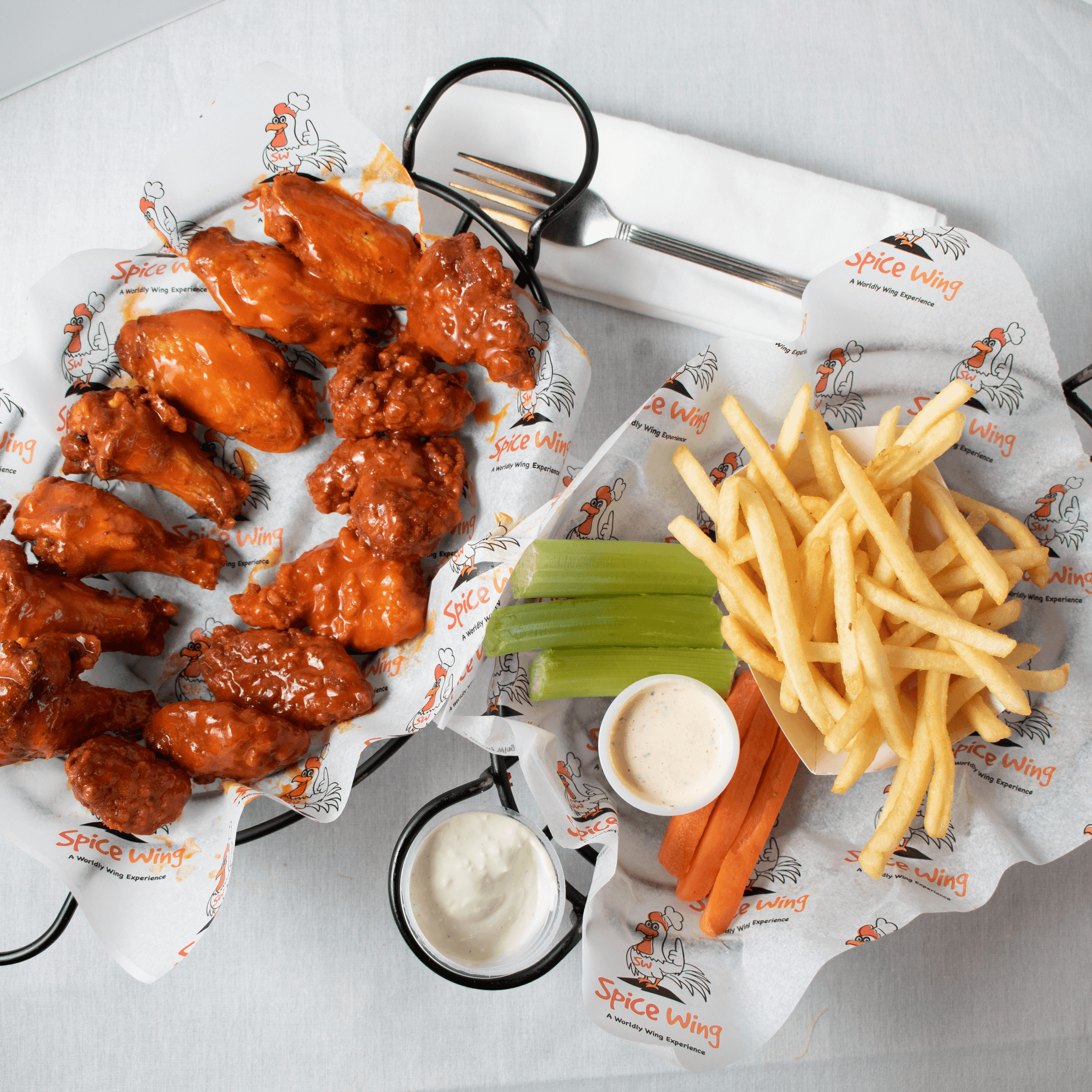 Mixed Wings Big Box (Bone-In/Boneless)