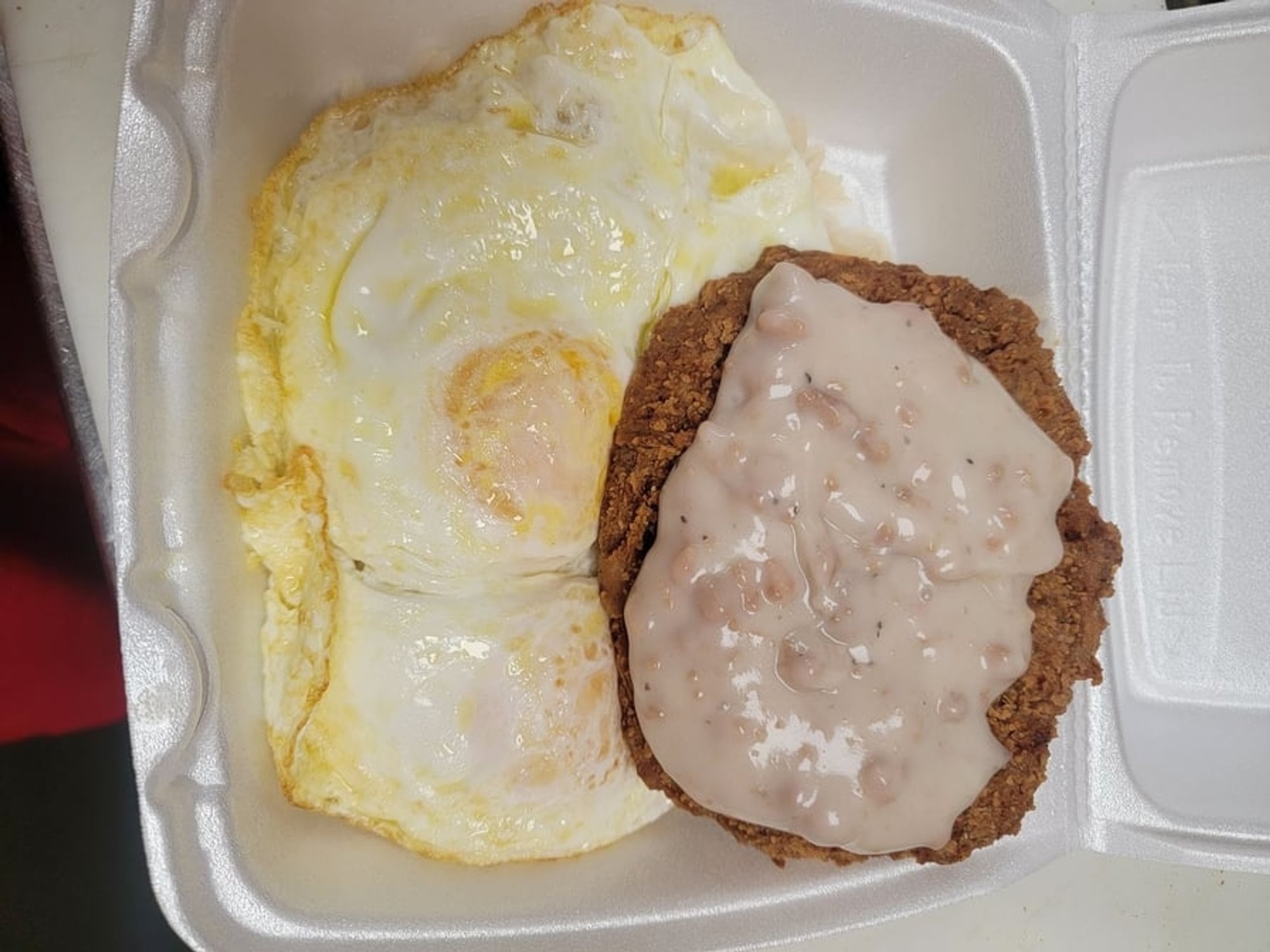 2 Eggs With Country Fried Steak